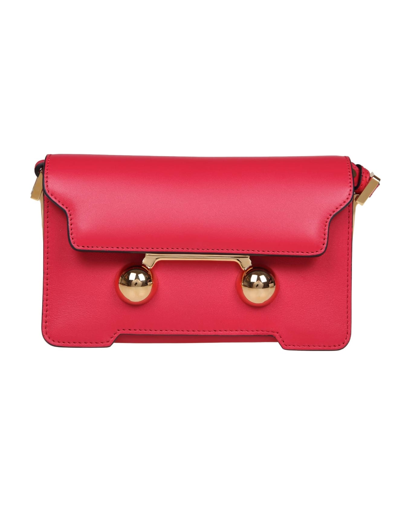 Marni Trunkaroo Shoulder Bag - Red