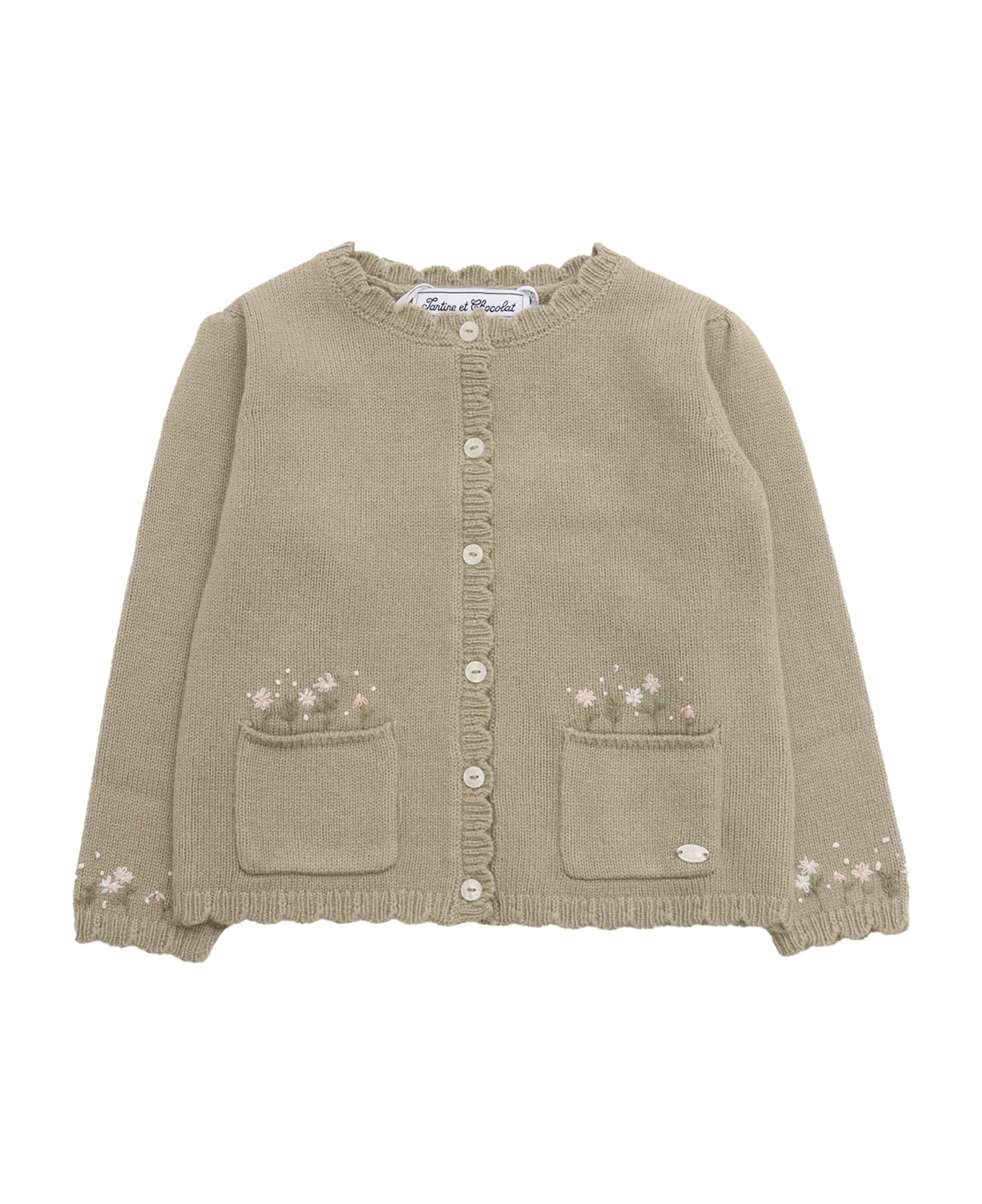 Tartine et Chocolat Cardigan - GREEN