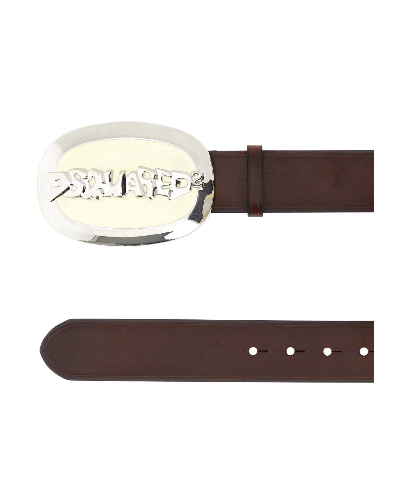 Dsquared2 Brown Leather Belt - M2830