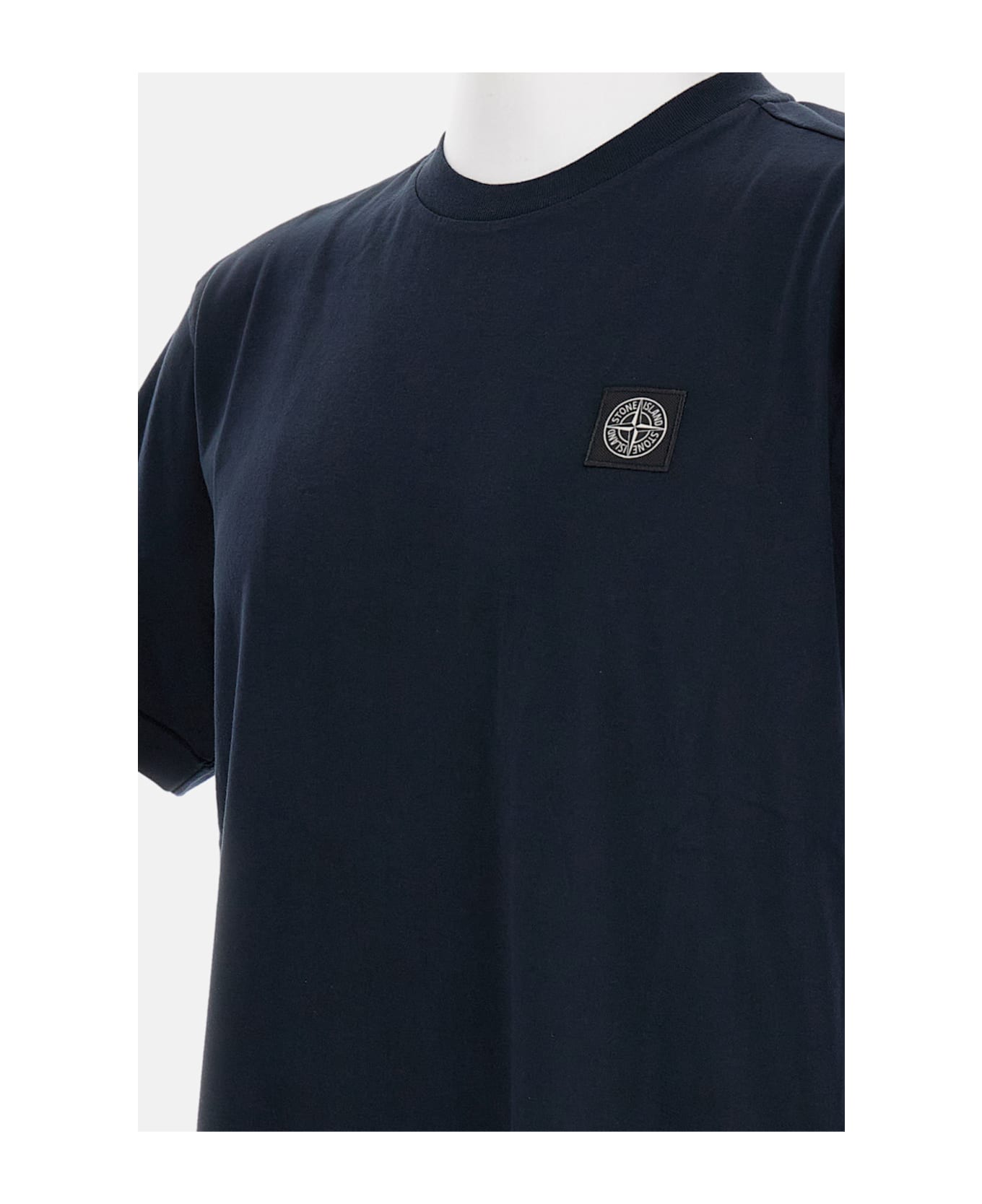 Stone Island T-shirt Logo - Blue