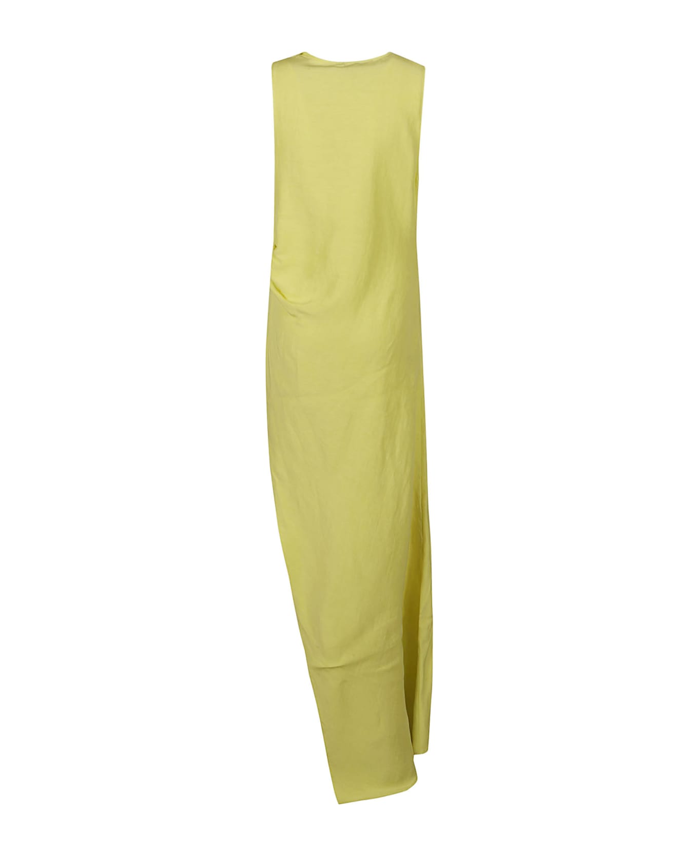 MSGM Side Slit Sleeveless Long Dress - Yellow ワンピース＆ドレス