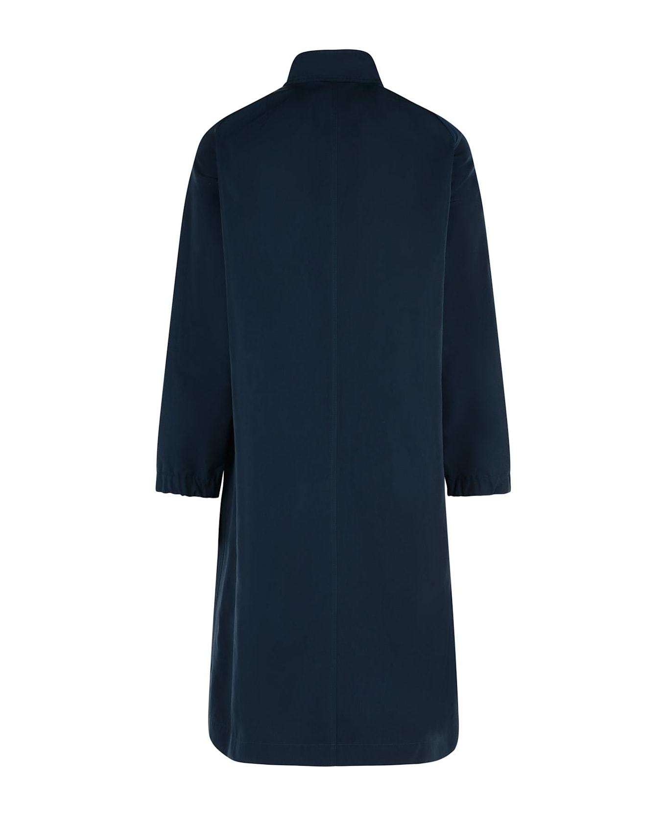 Dries Van Noten 
rannon
 Navy Polyester Coat - Navy