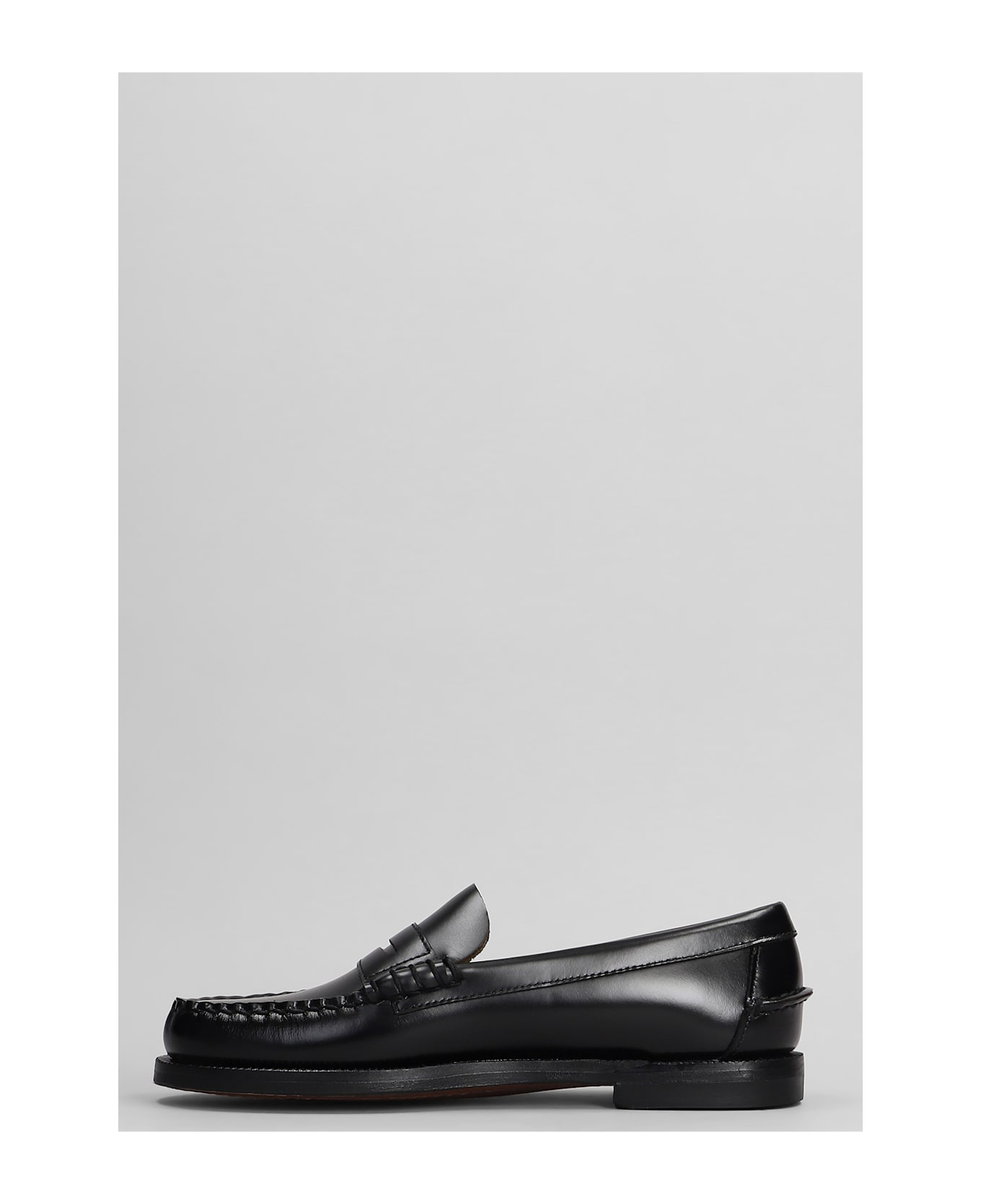 Sebago Classic Dan Loafers In Black Leather - black