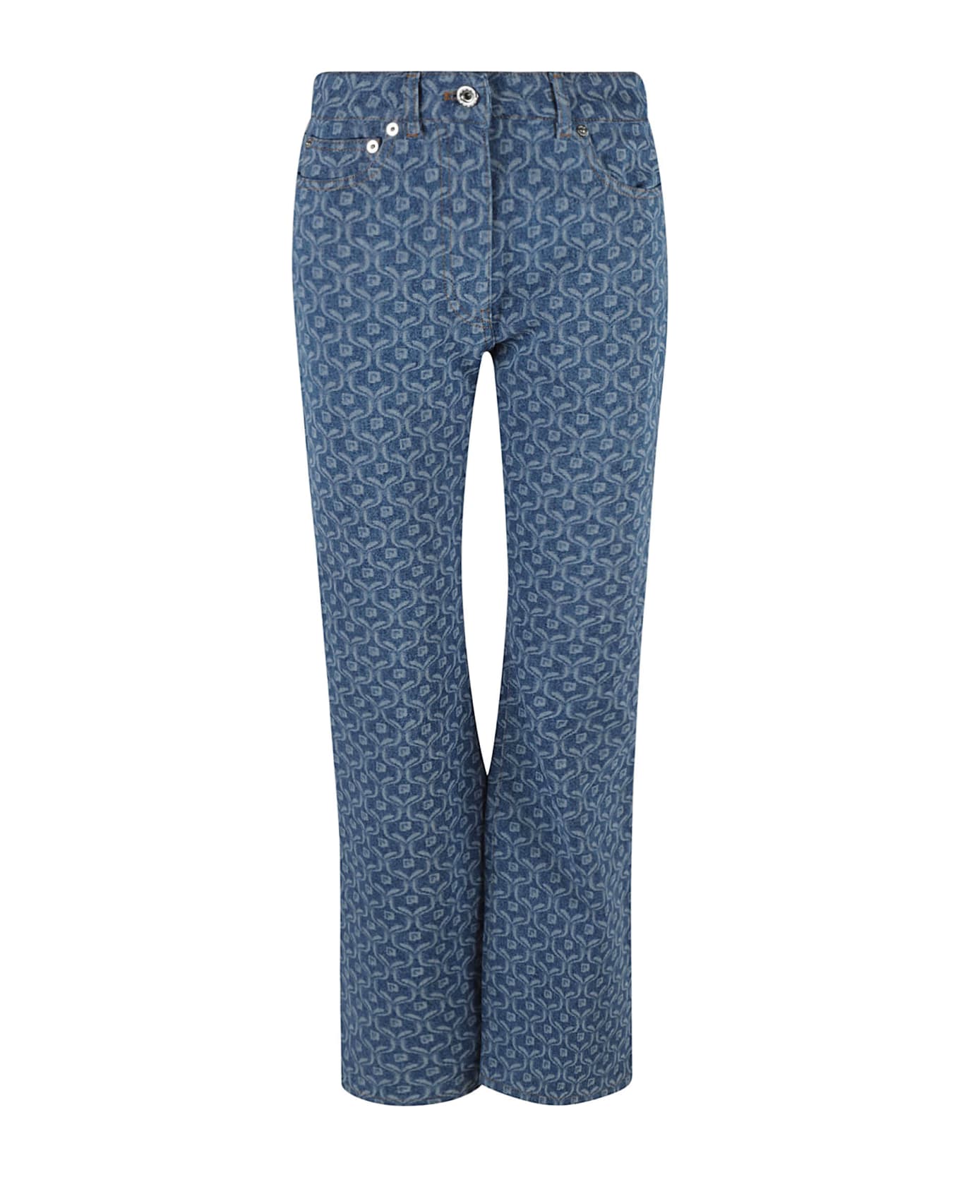 Paco Rabanne Printed Buttoned Jeans - M412