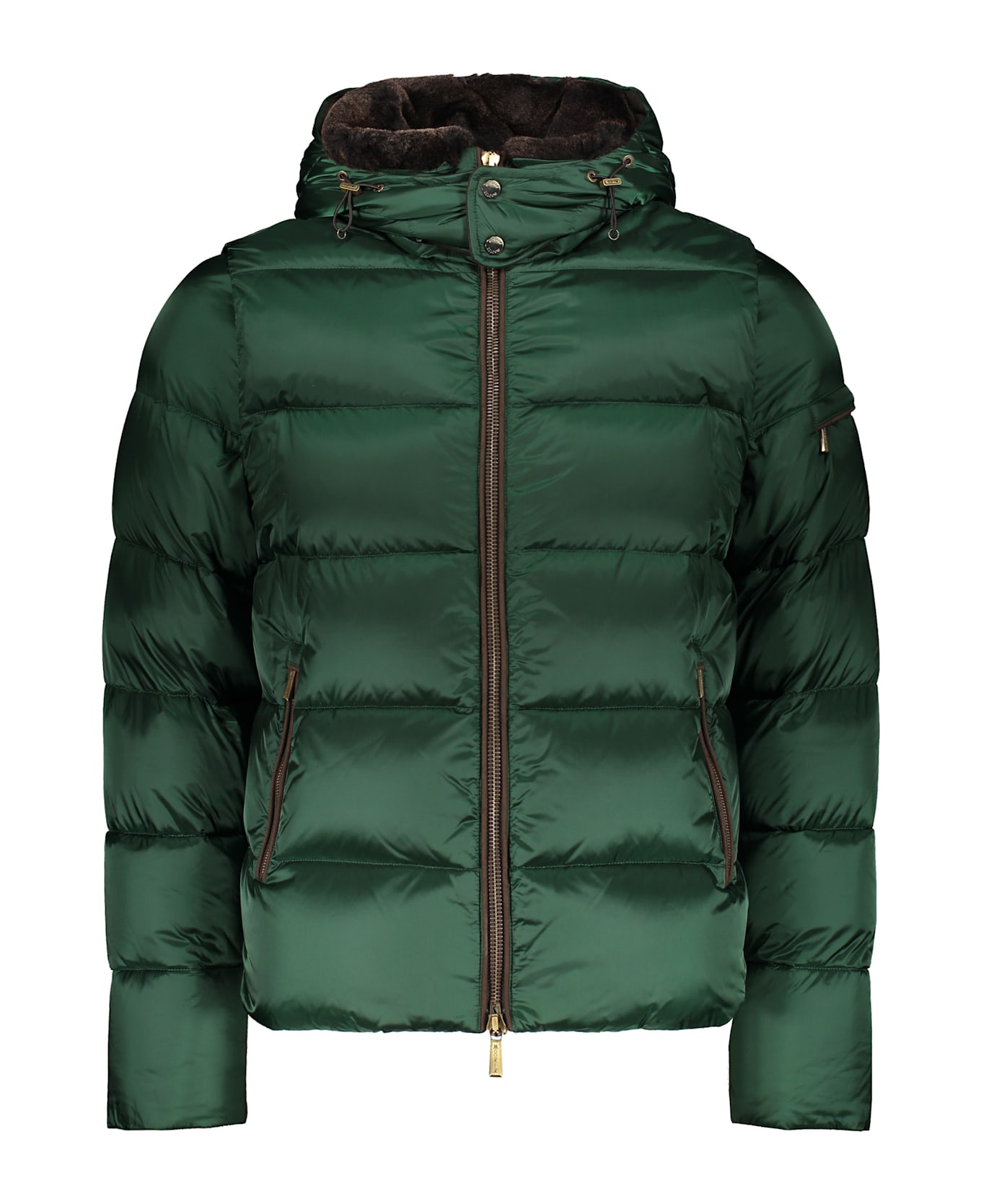 Moorer Casciano Hooded Down Jacket - green