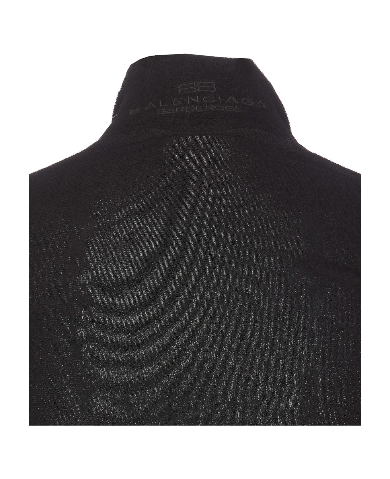Balenciaga Garde-robe Logo Top - Black