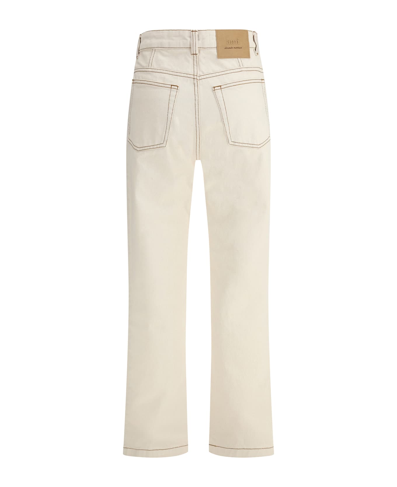 Ami Alexandre Mattiussi Straight Jeans - White