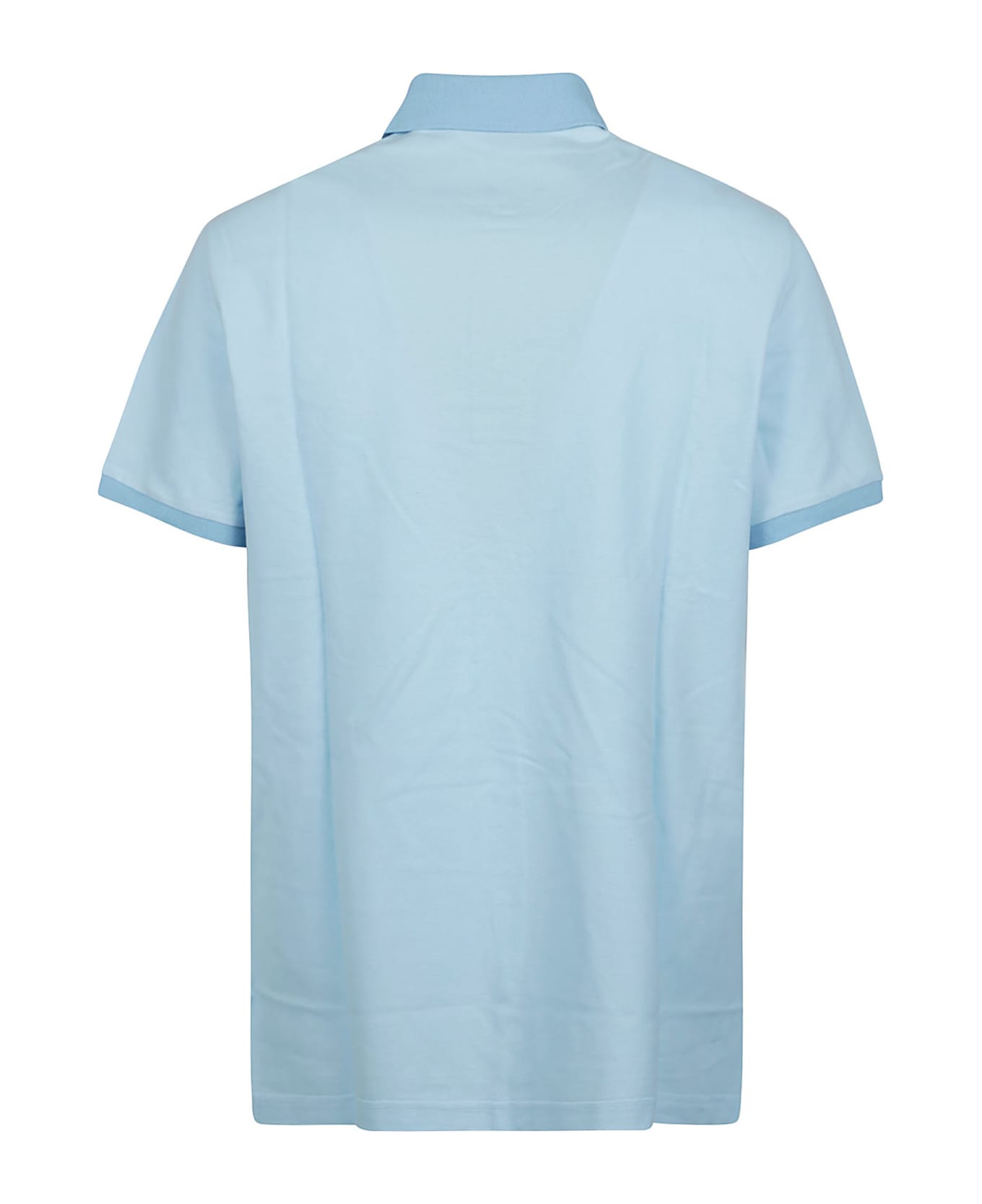 Etro Roma Short Sleeve Polo Shirt - Azzurro