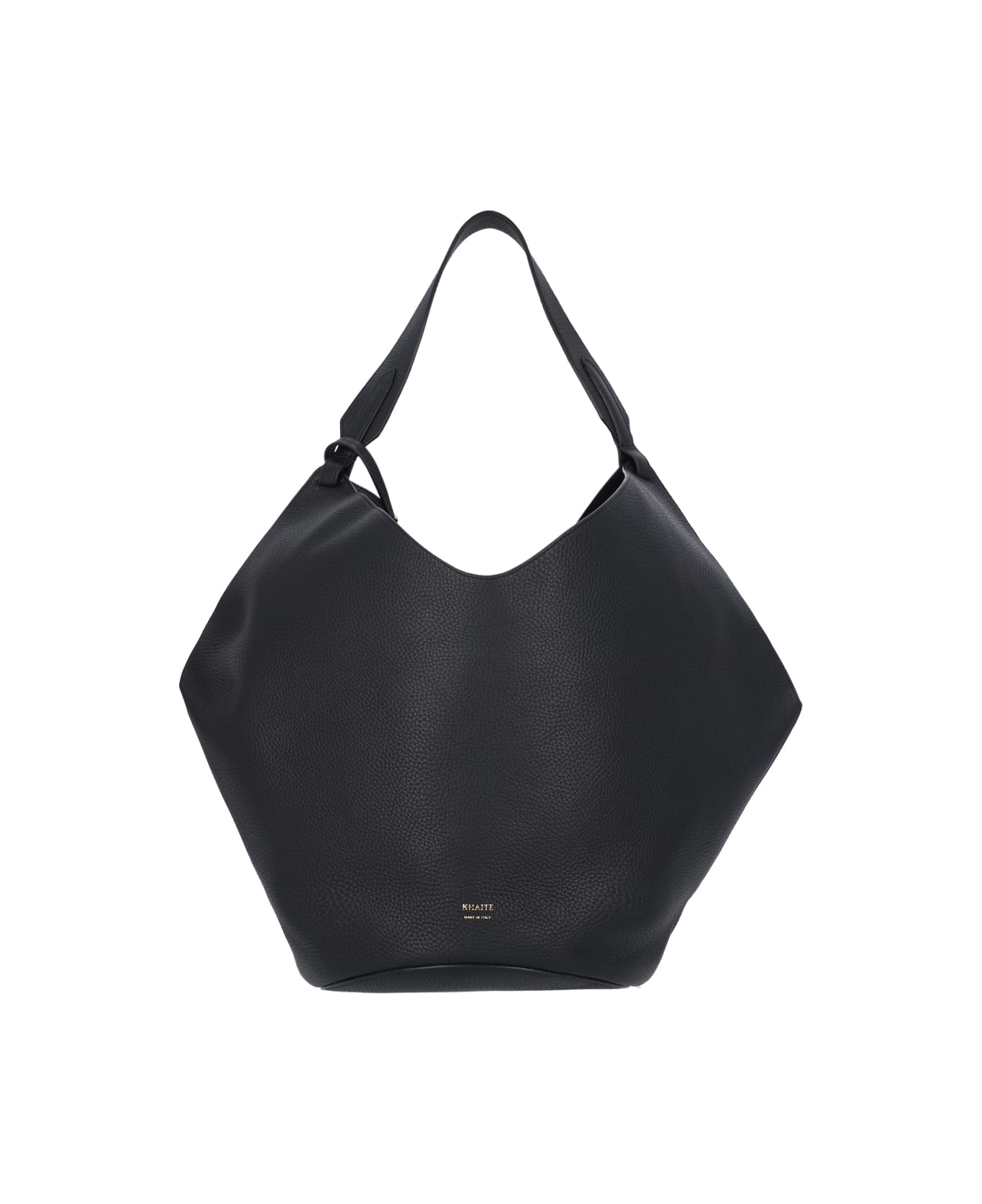 Khaite Medium Tote Bag "lotus" - Black  