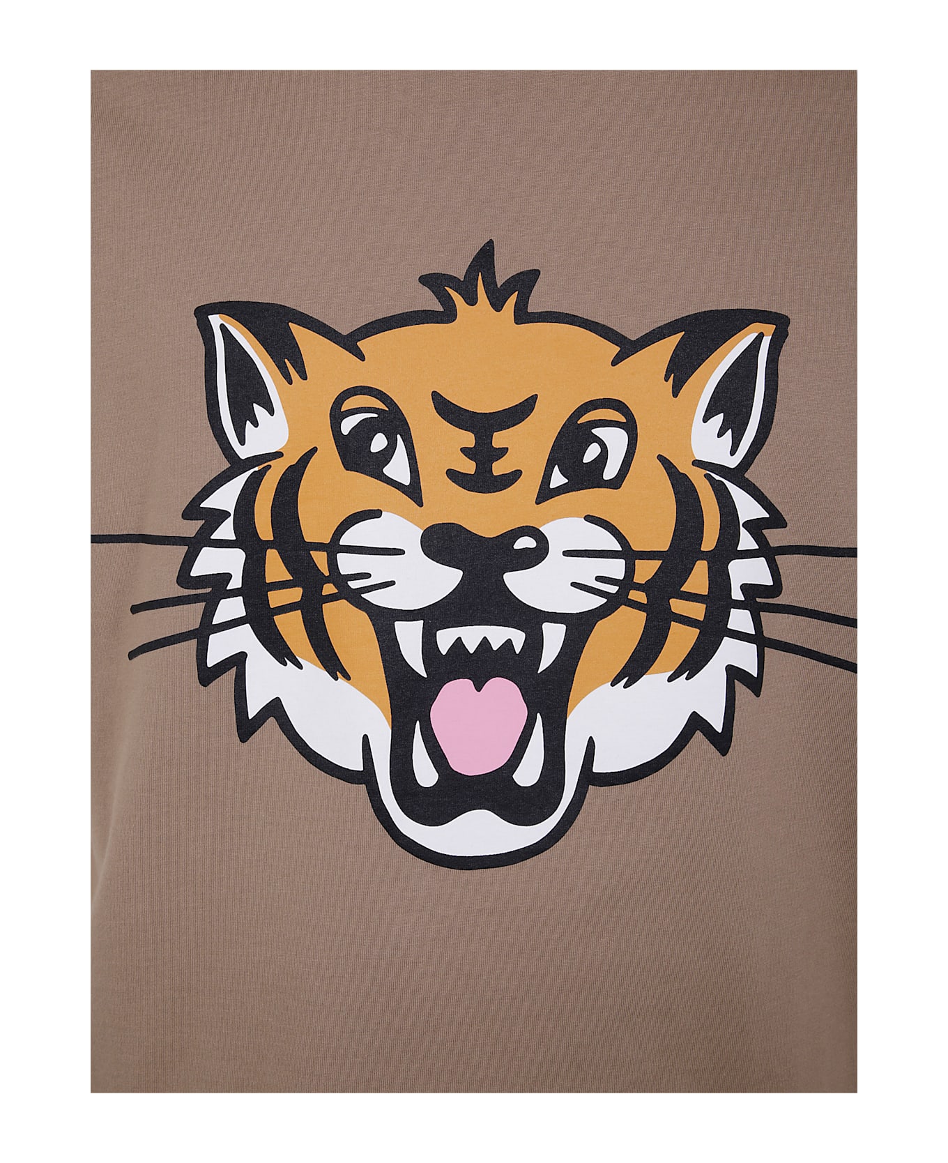 Kenzo Happy Tiger Classic Tshirt - Grege