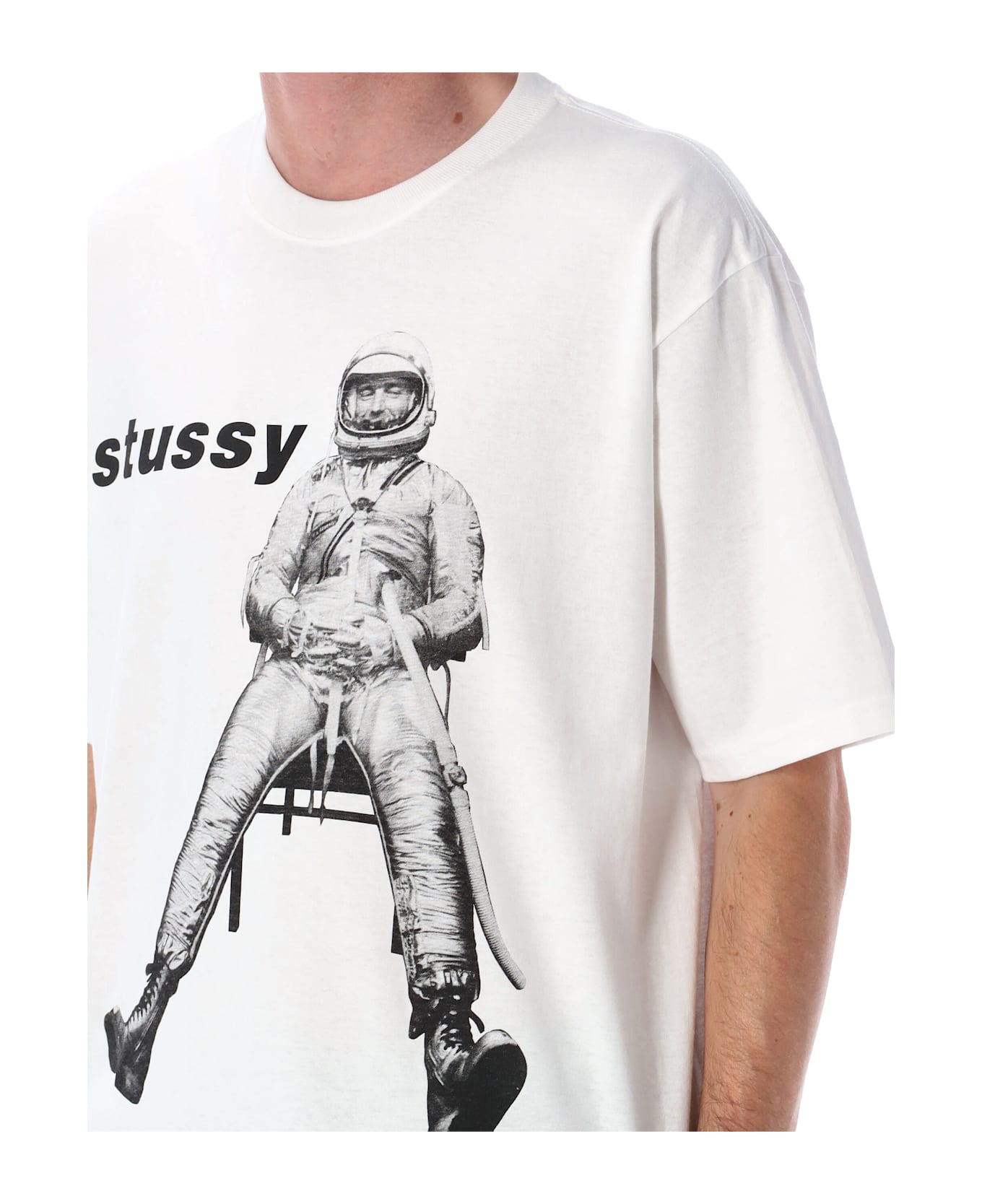 Stussy Astronaut Tee - WHITE