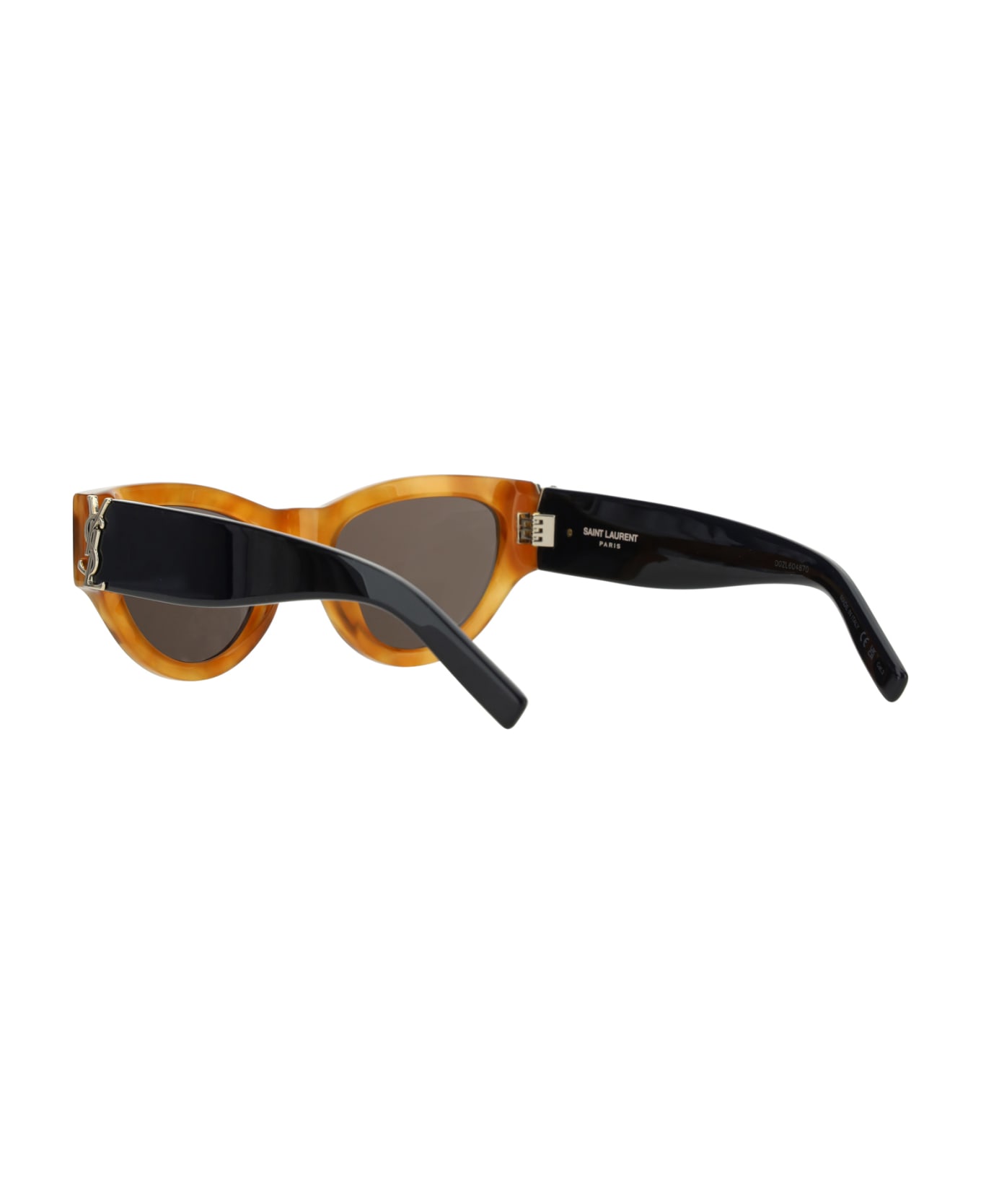 Saint Laurent M94 Sunglasses - Havana Black Black
