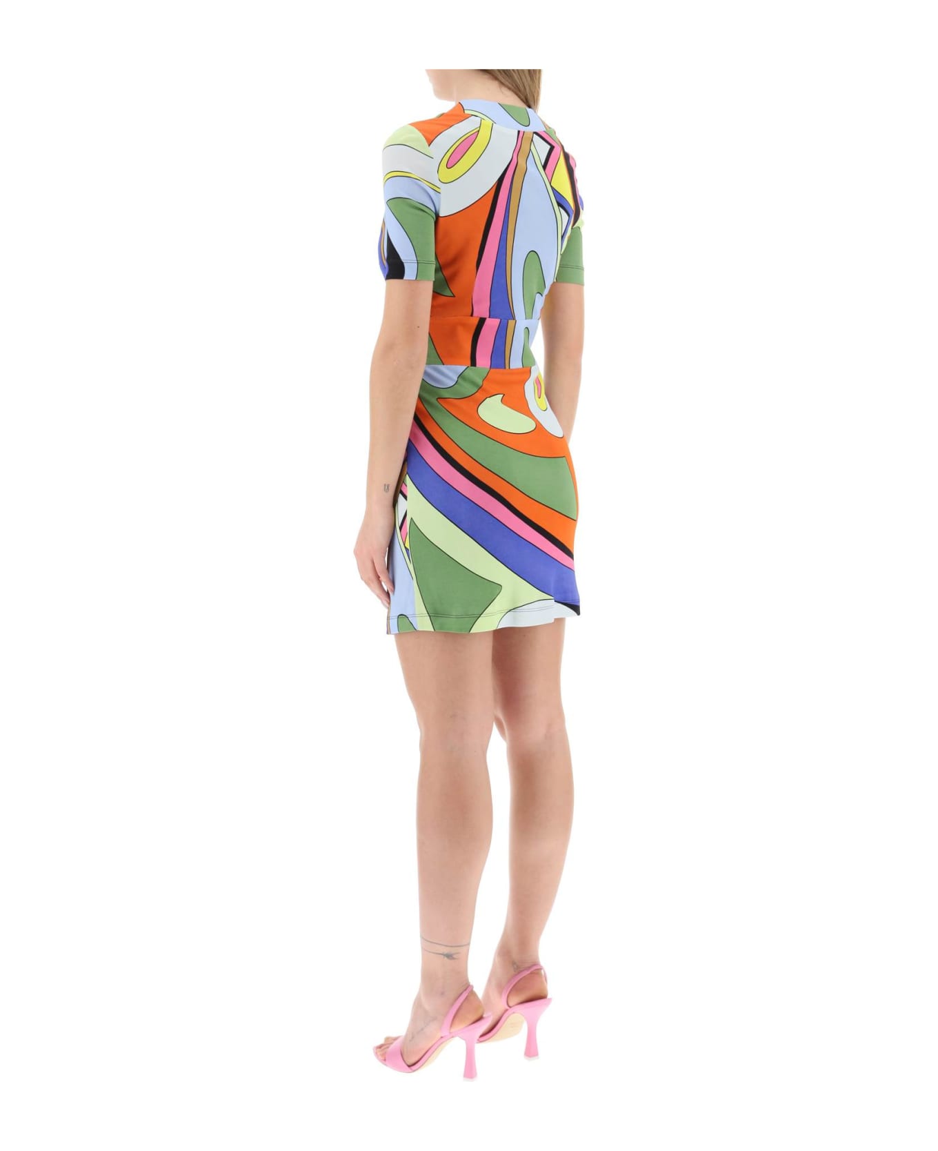 Moschino Multicolor Print Mini Dress - FANTASIA VARIANTE UNICA