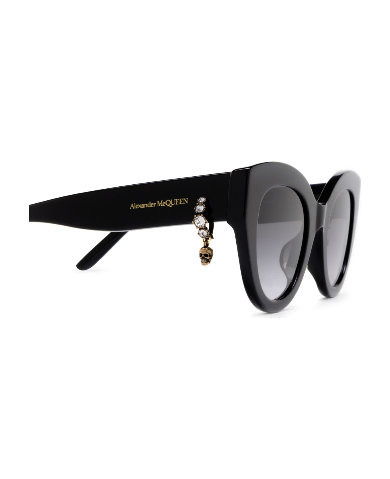 Alexander McQueen Eyewear Am0417s Black Sunglasses - Black
