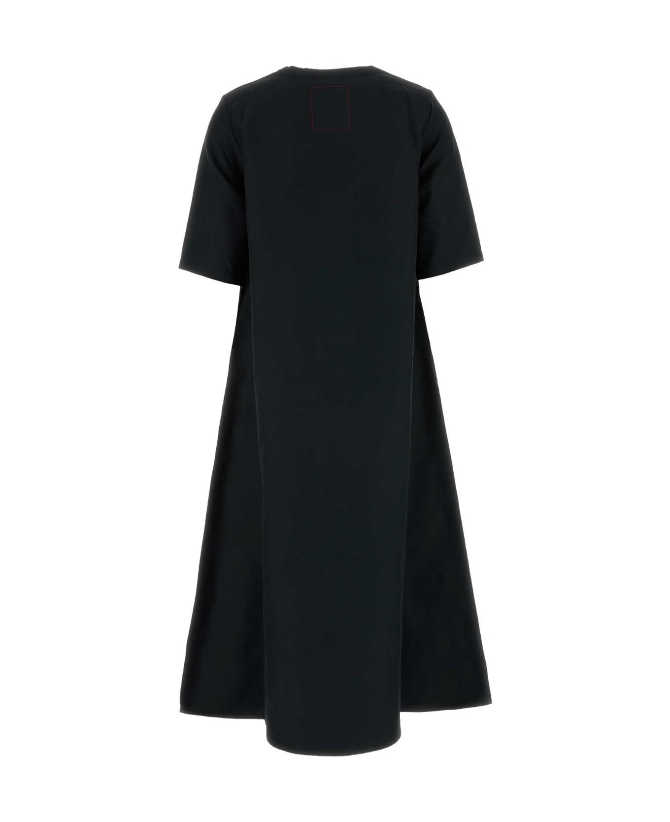 Uma Wang Slate Polyester Apostle Dress - BLACK