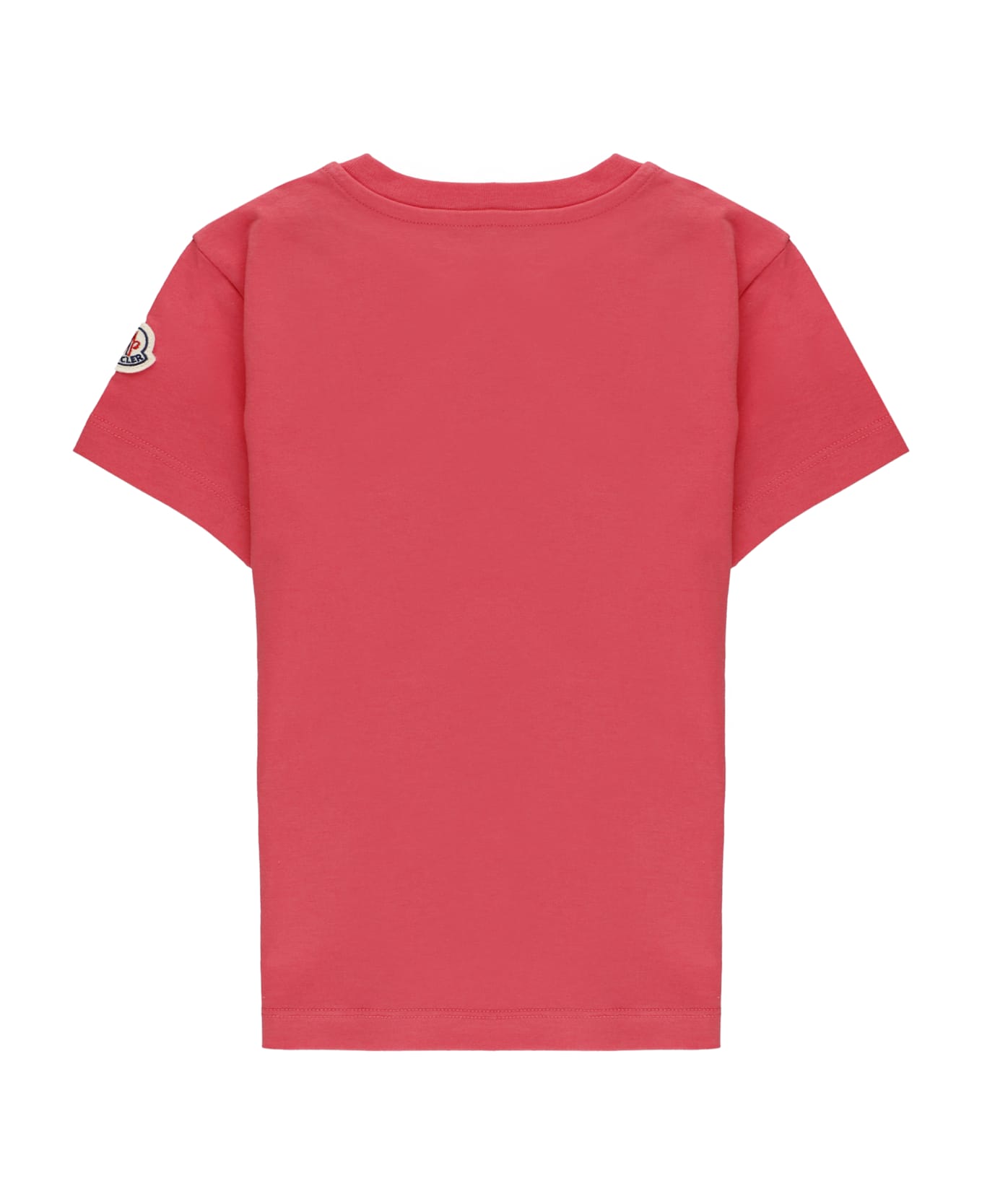 Moncler Logoed T-shirt - Fuchsia