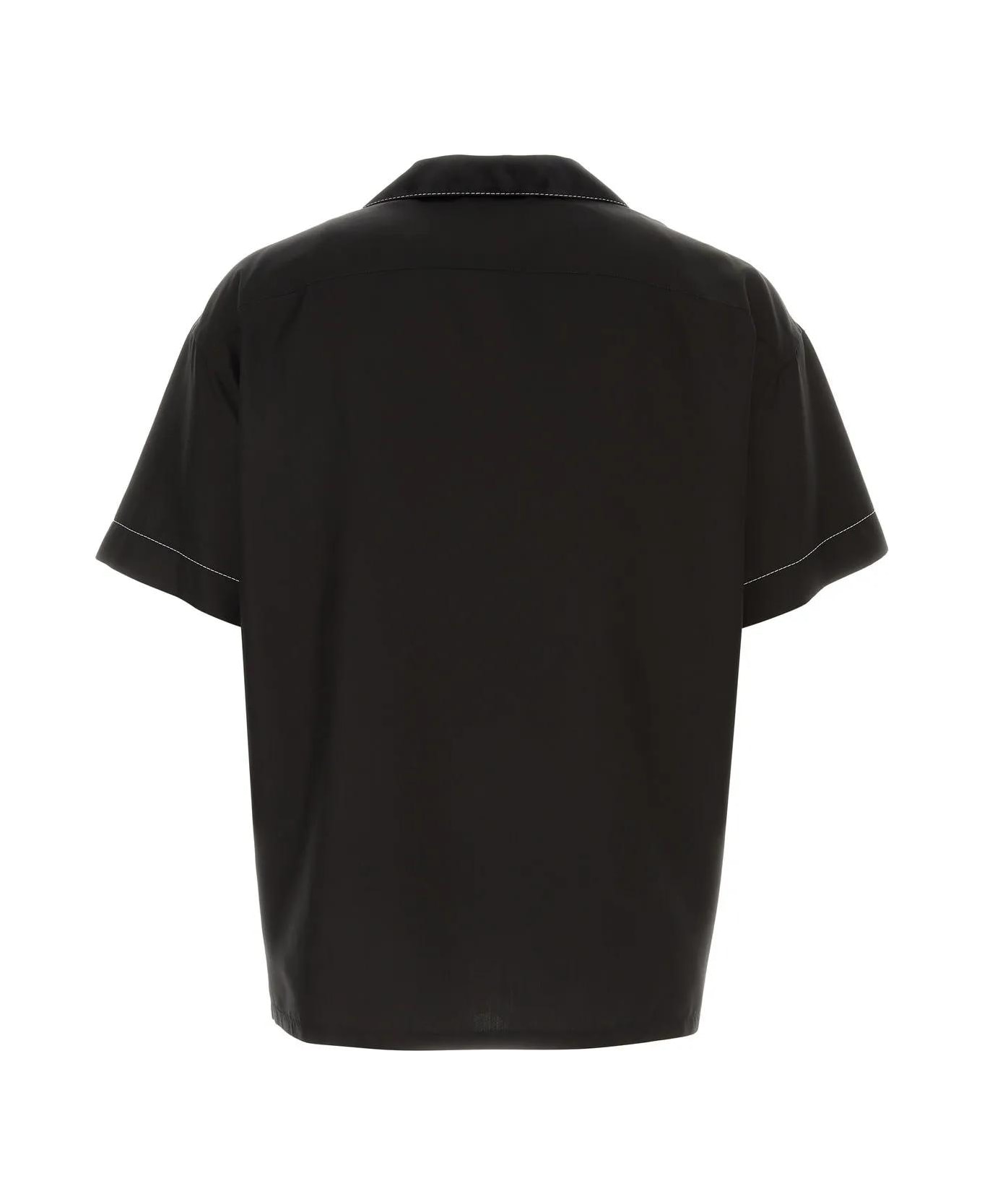 Prada Black Silk Shirt