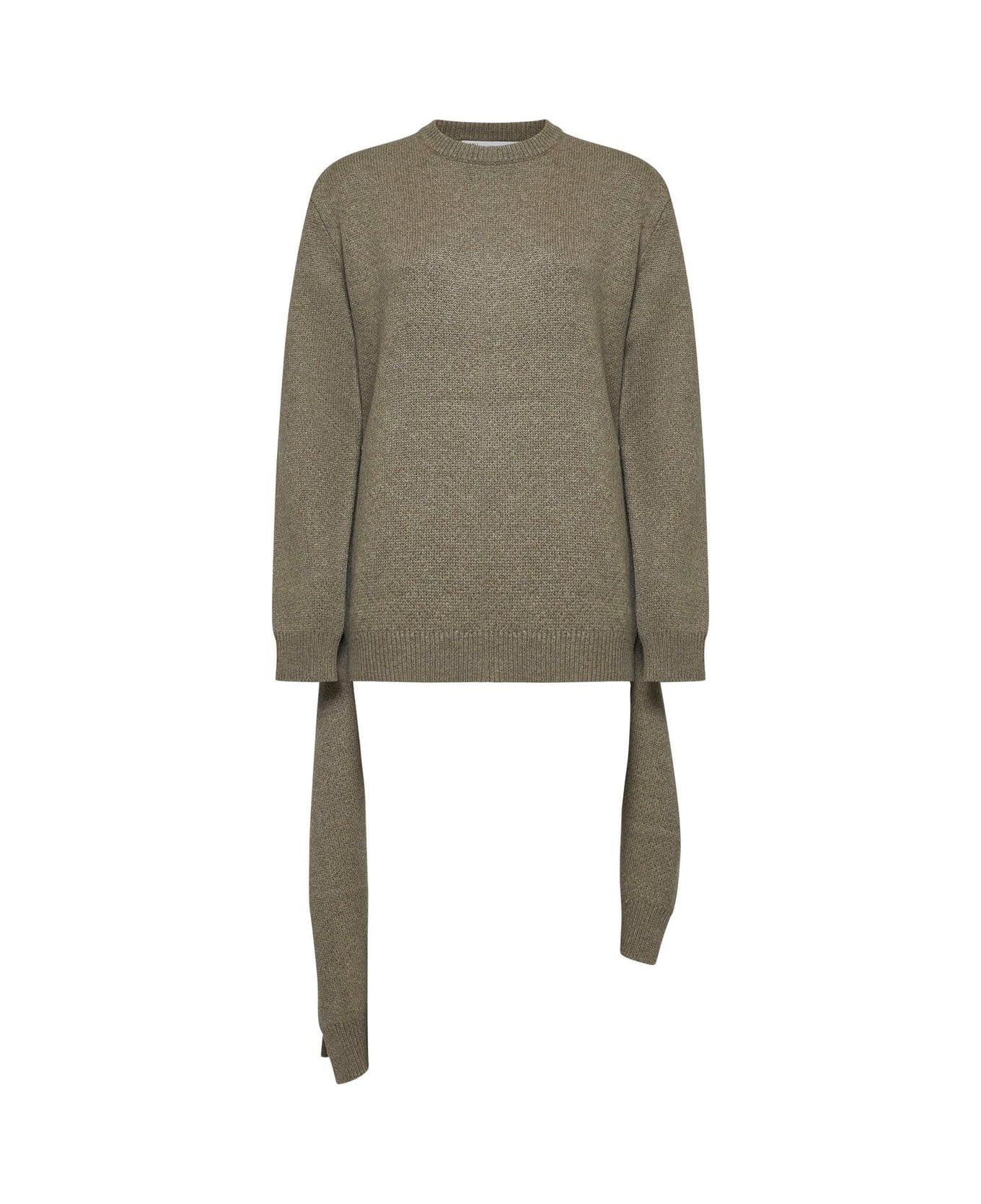 J.W. Anderson Draped-tie Front Jumper - Khaki