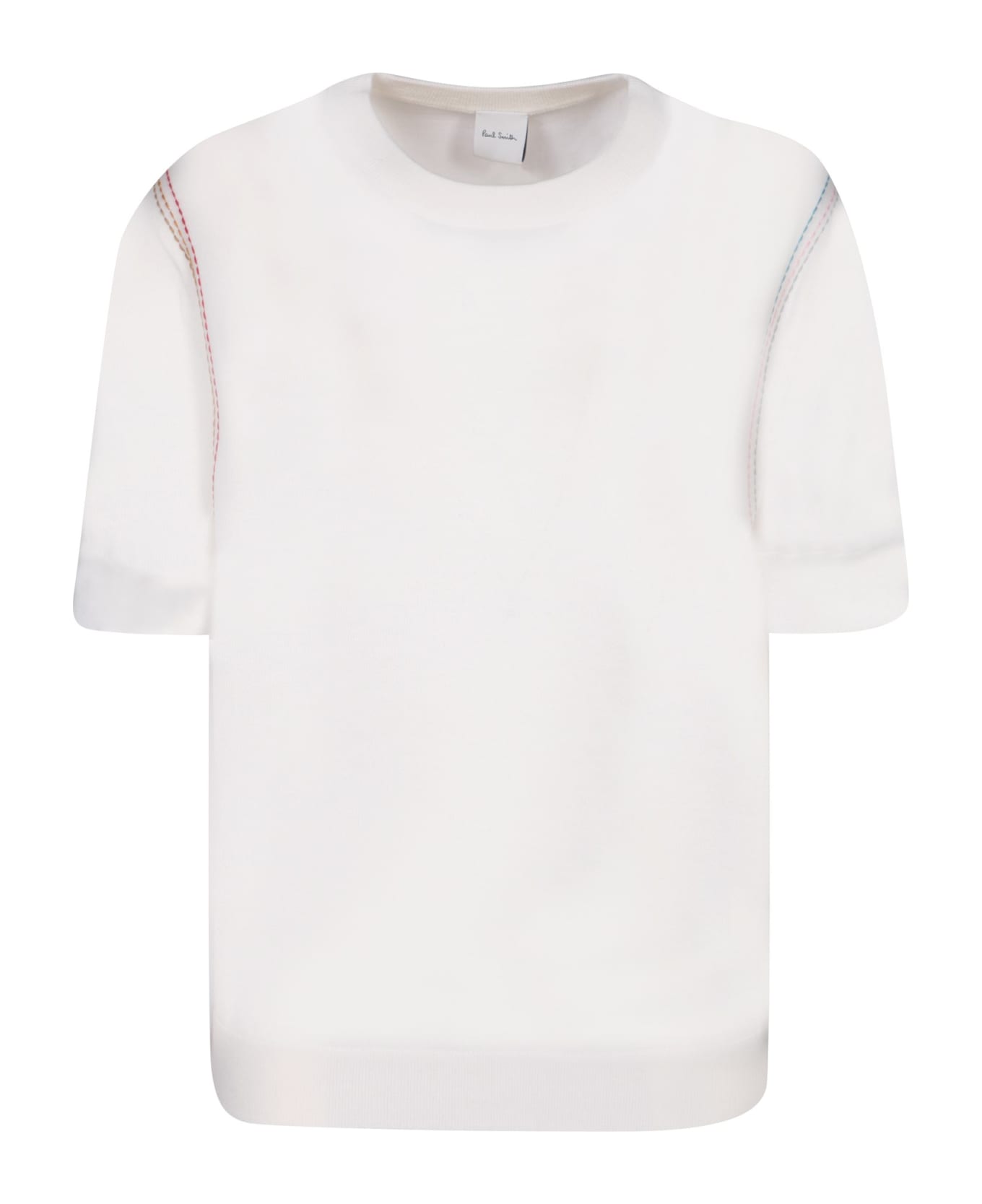 Paul Smith Short Sleeves White T-shirt - White