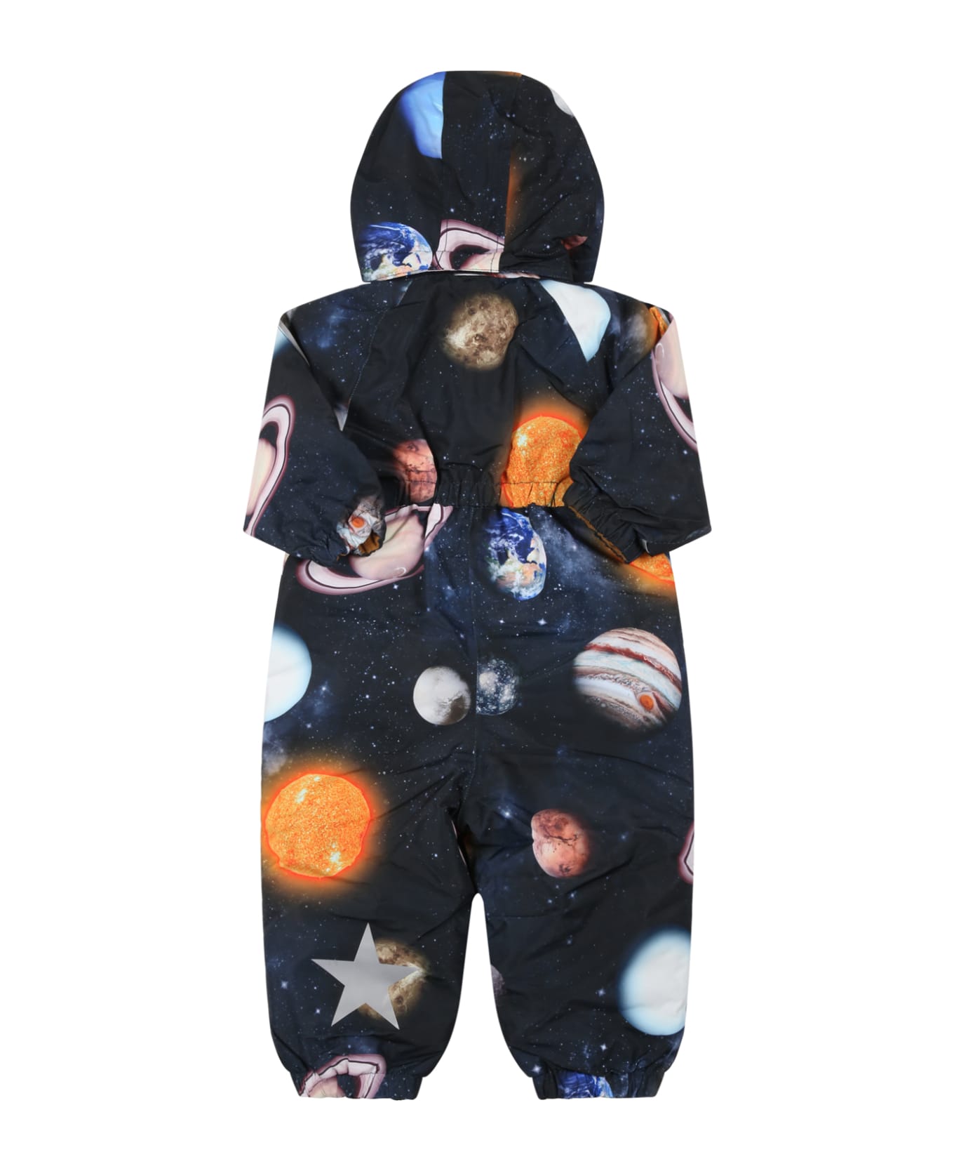 Molo Black Jumpsuit For Baby Boy - Multicolor