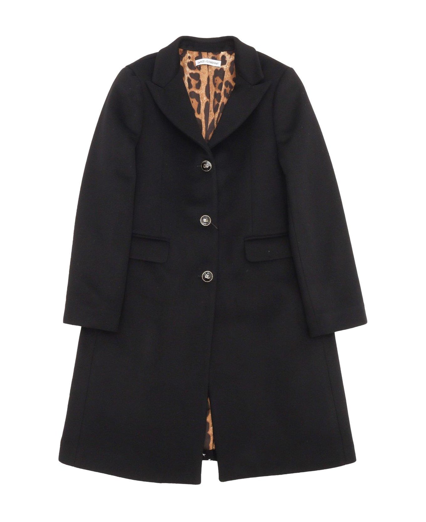 Dolce & Gabbana Singled-breasted Mid-length Coat