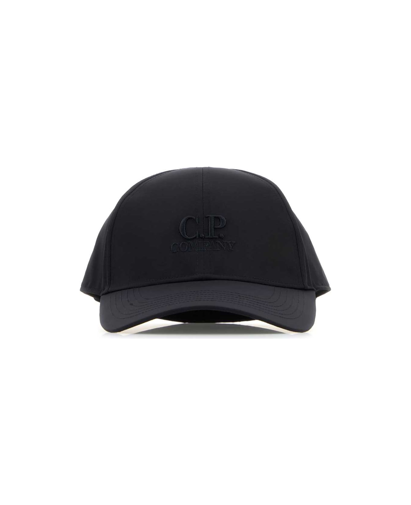 C.P. Company Midnight Blue Nylon Baseball Cap - TOTALECLIPSE