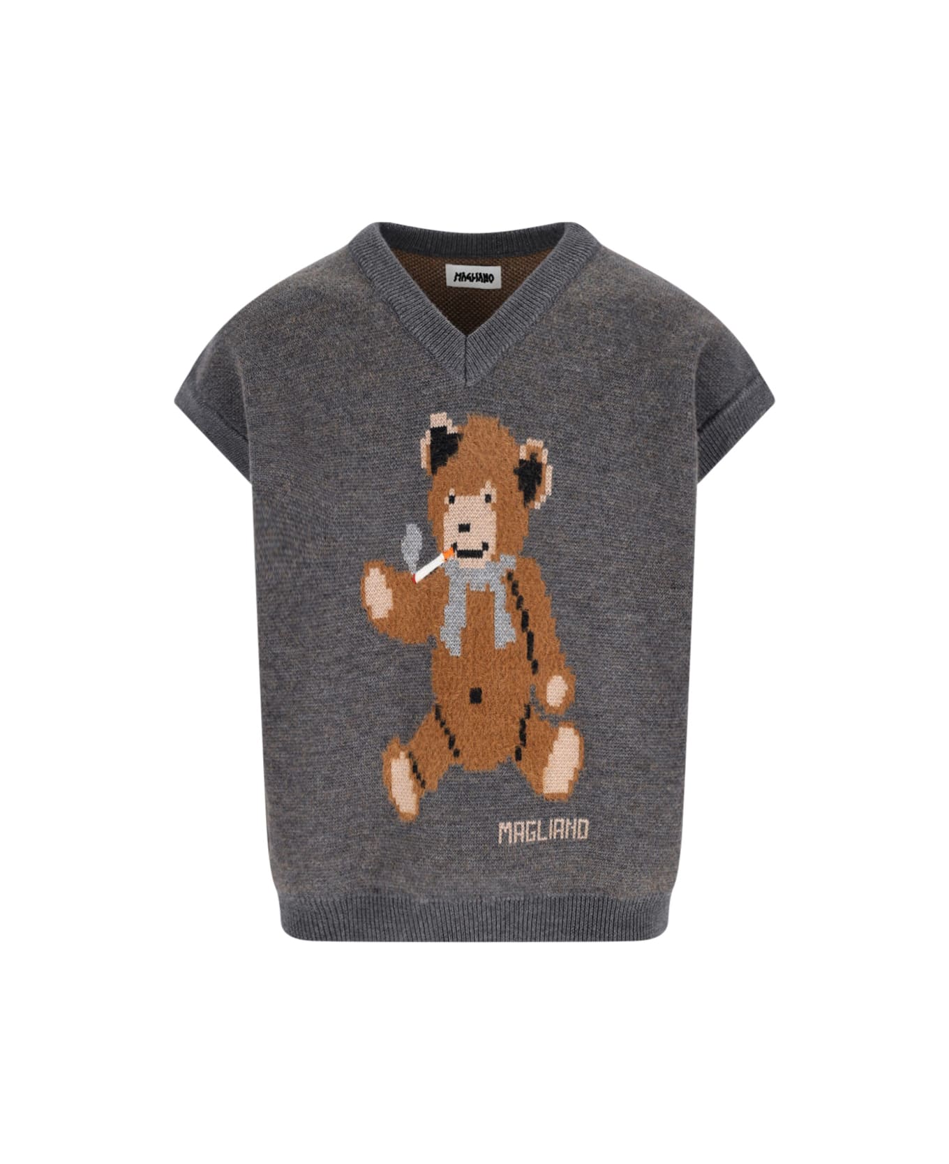 Magliano 'teddy Bear' Vest - Gray