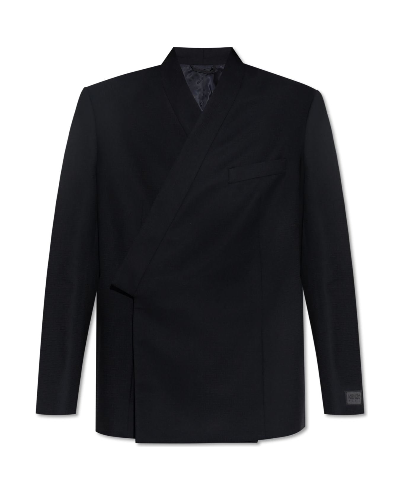 Kenzo Wool Blazer - BLACK