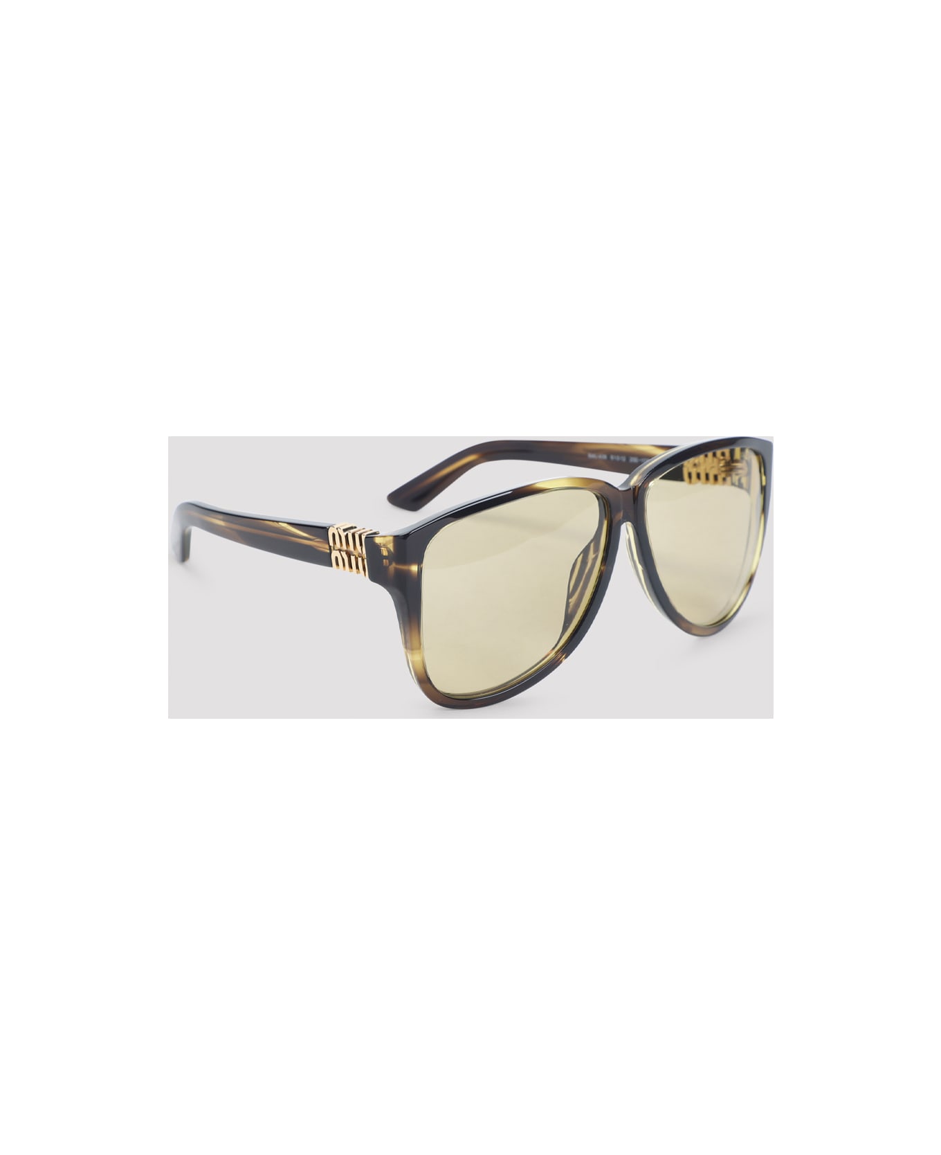Miu Miu Eyewear Ombre Sunglasses - Or Loden Striato