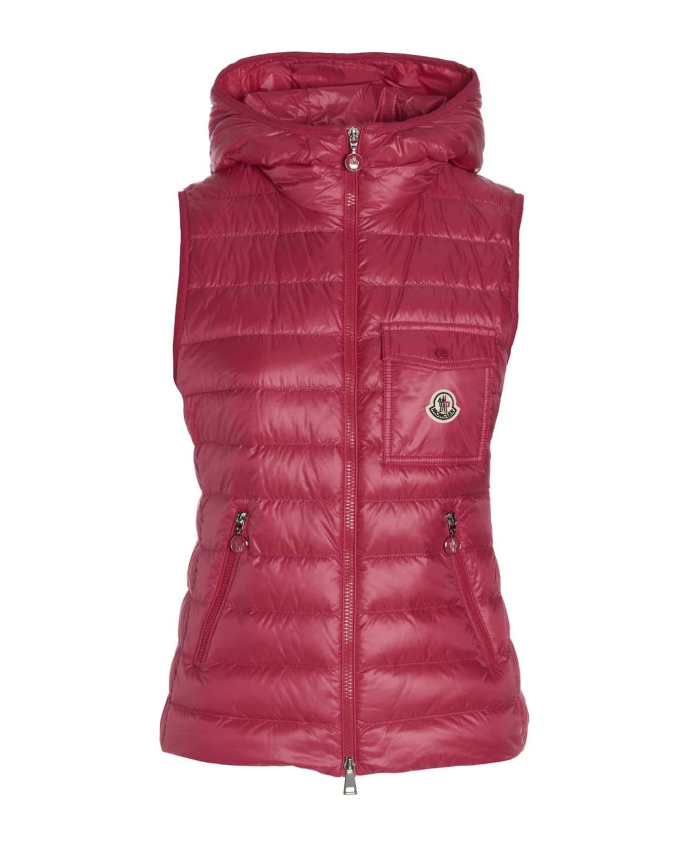 Moncler Glygos' Vest - Fuxia ダウンジャケット
