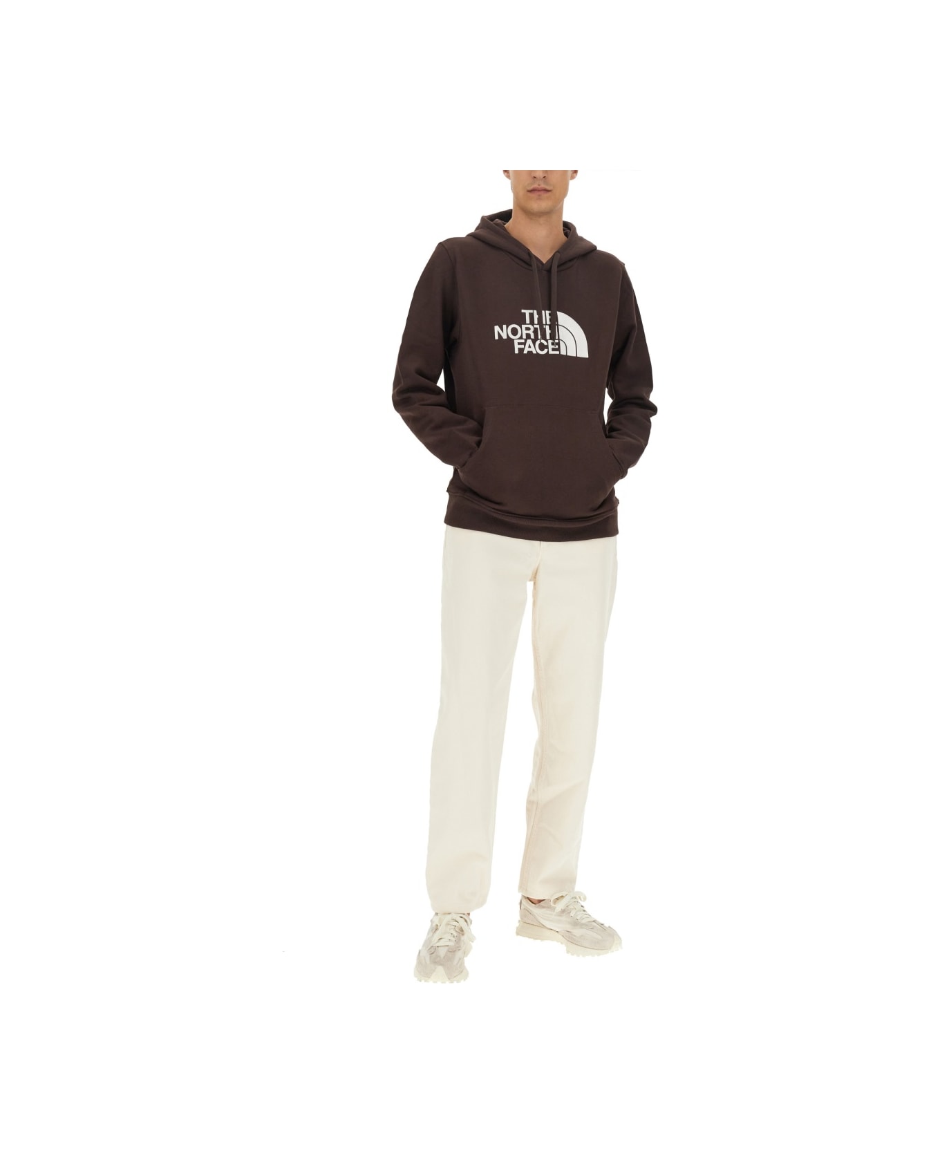 The North Face Sweatshirt With Logo - BROWN