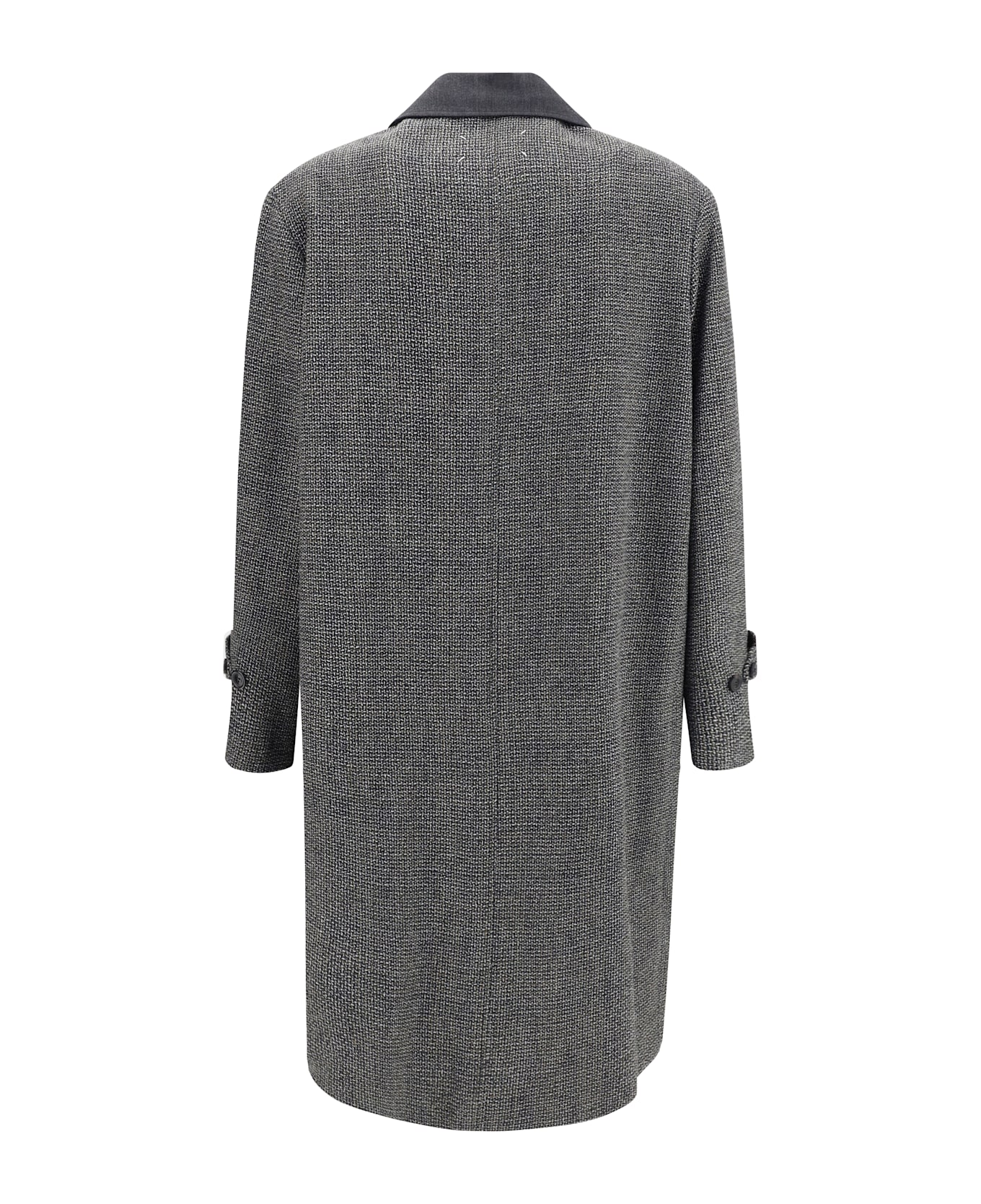 Maison Margiela Single-breasted Coat In Virgin Wool Blend