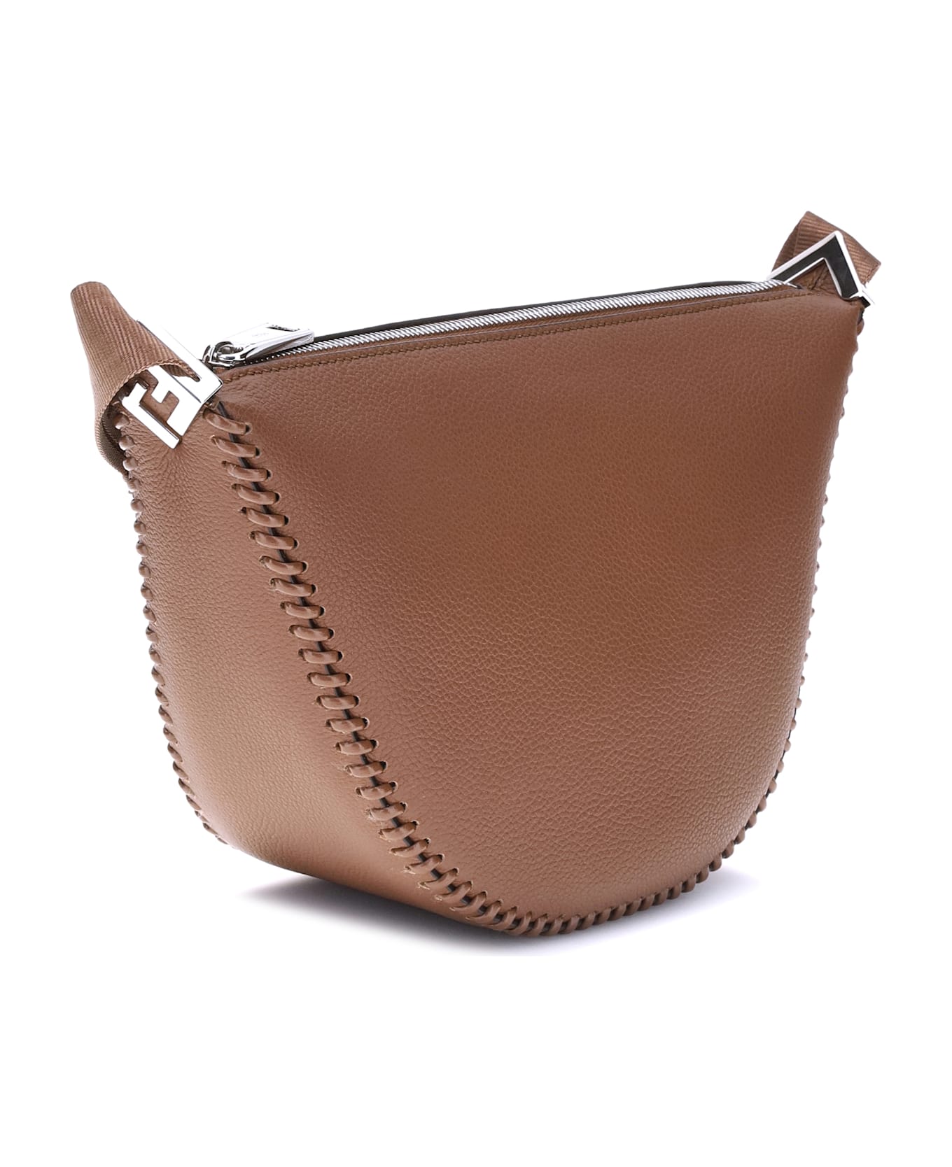 Fendi Melon Small Shoulder Bag - Dark Nut+palladio
