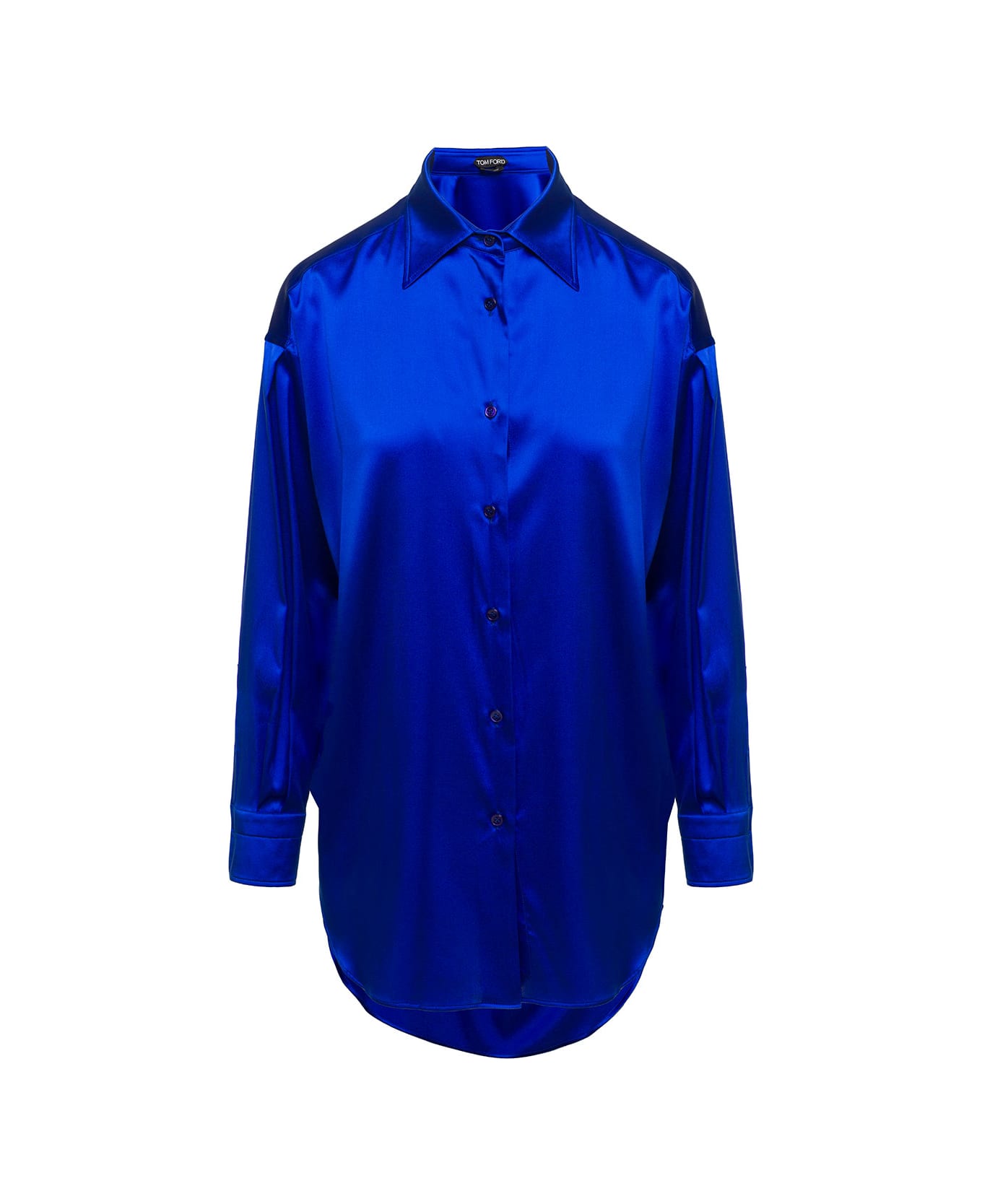 Tom Ford Silk Shirt - Blu