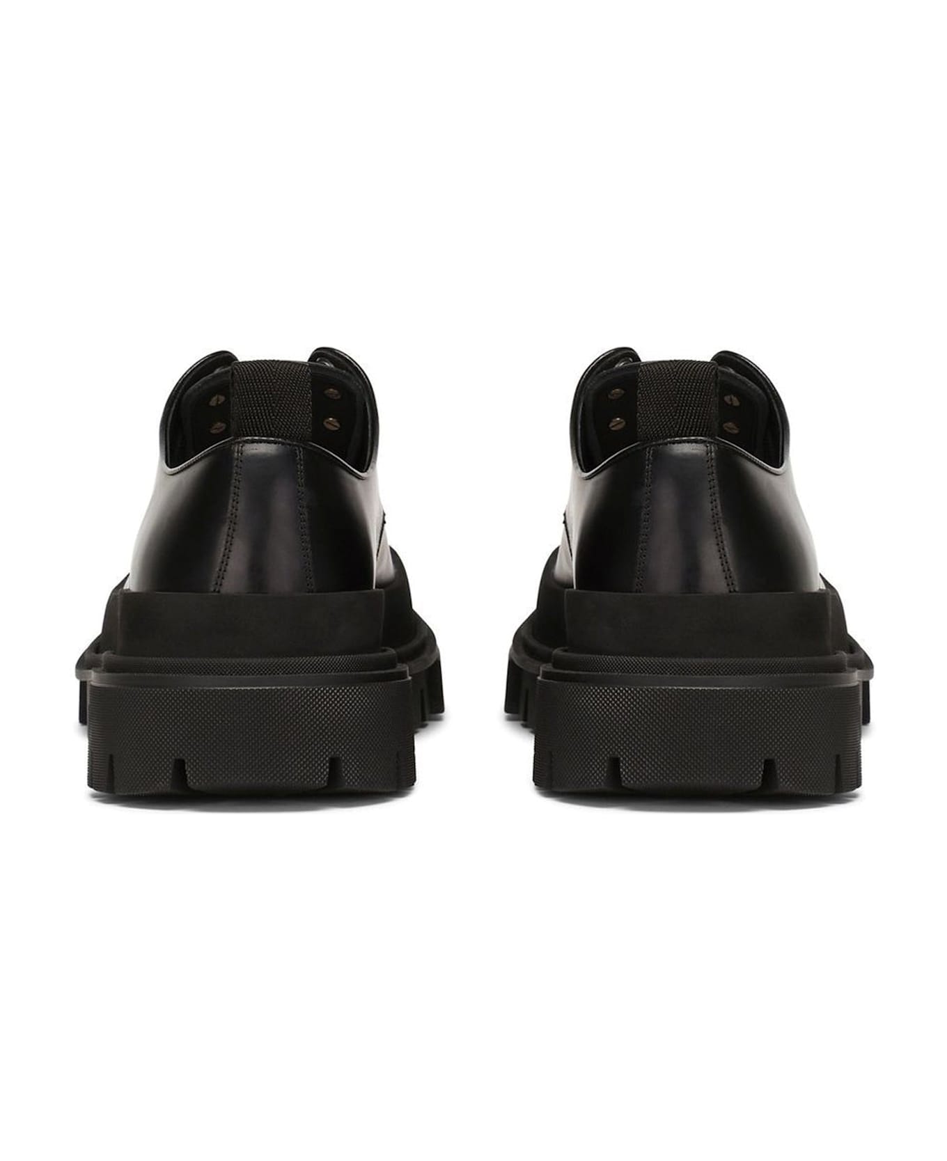 Dolce & Gabbana Leather Derbies - Black