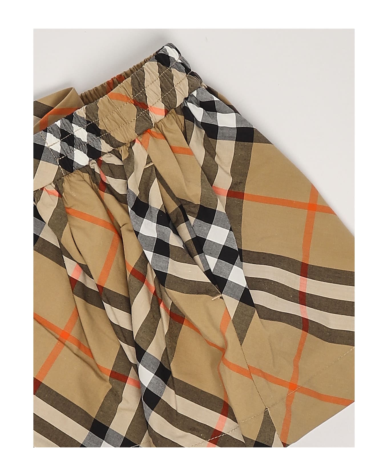 Burberry Kelsey Skirt Skirt - CHECK BEIGE