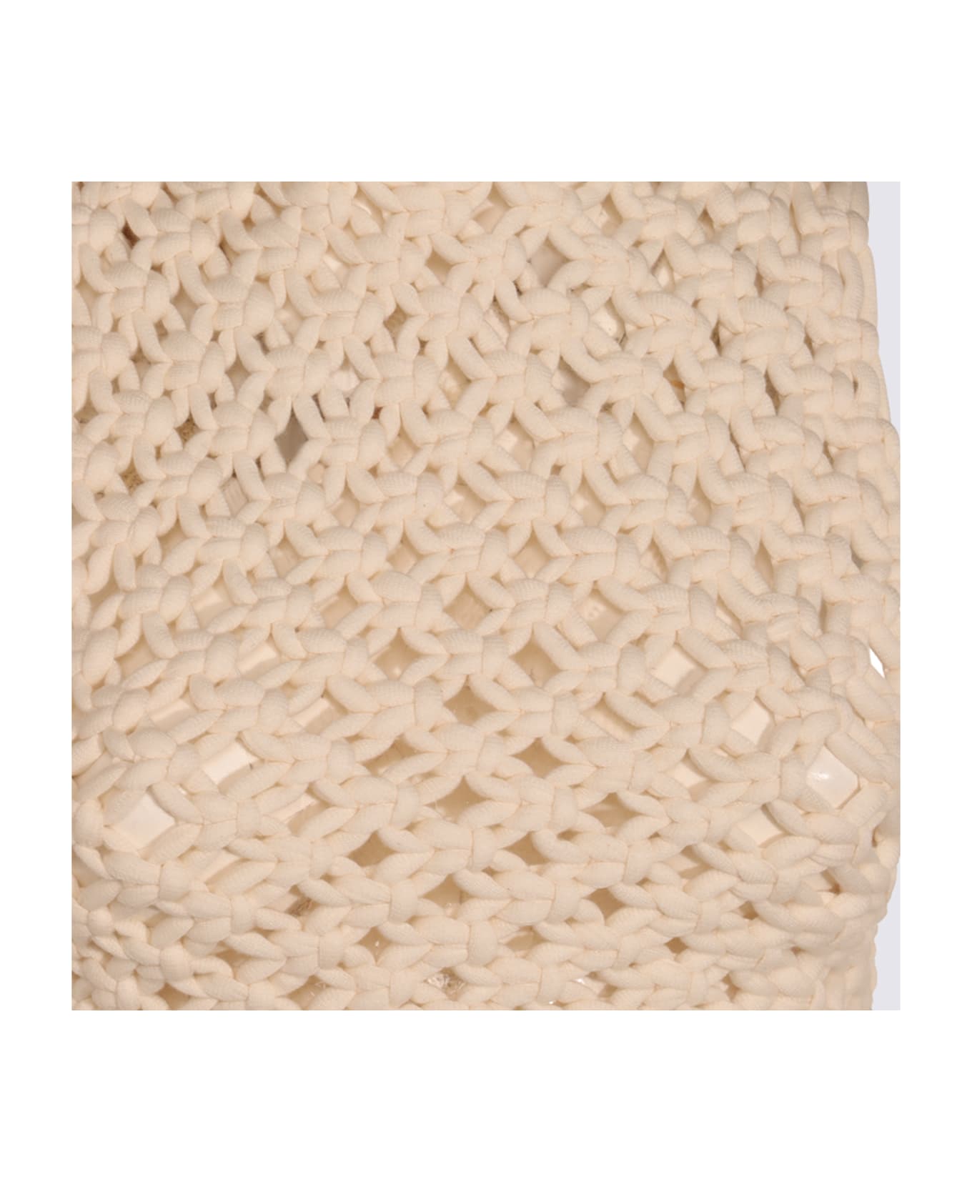 Alaia White Cotton Top - BLANC NATUREL
