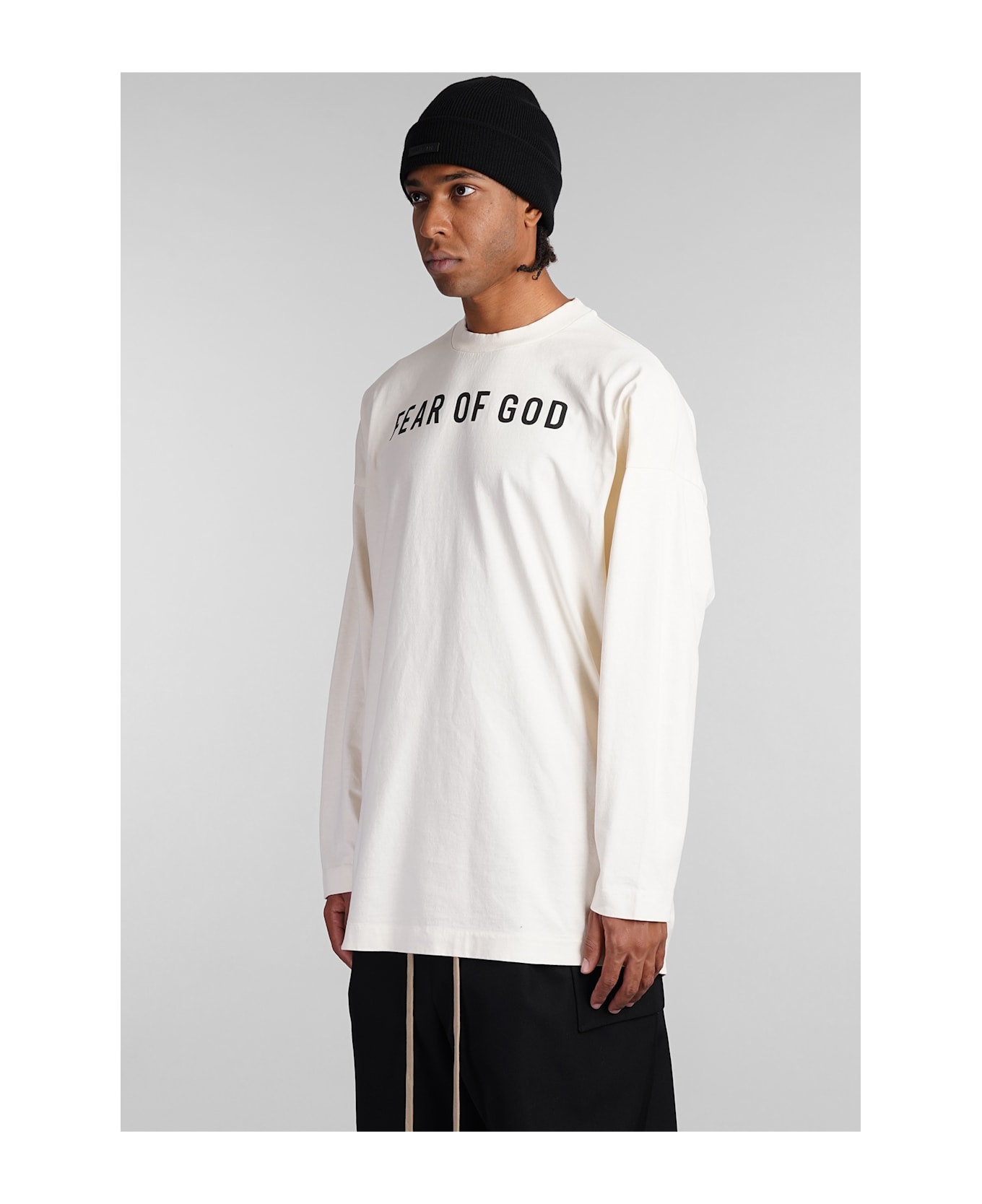 Fear of God T-shirt In Beige Cotton - beige