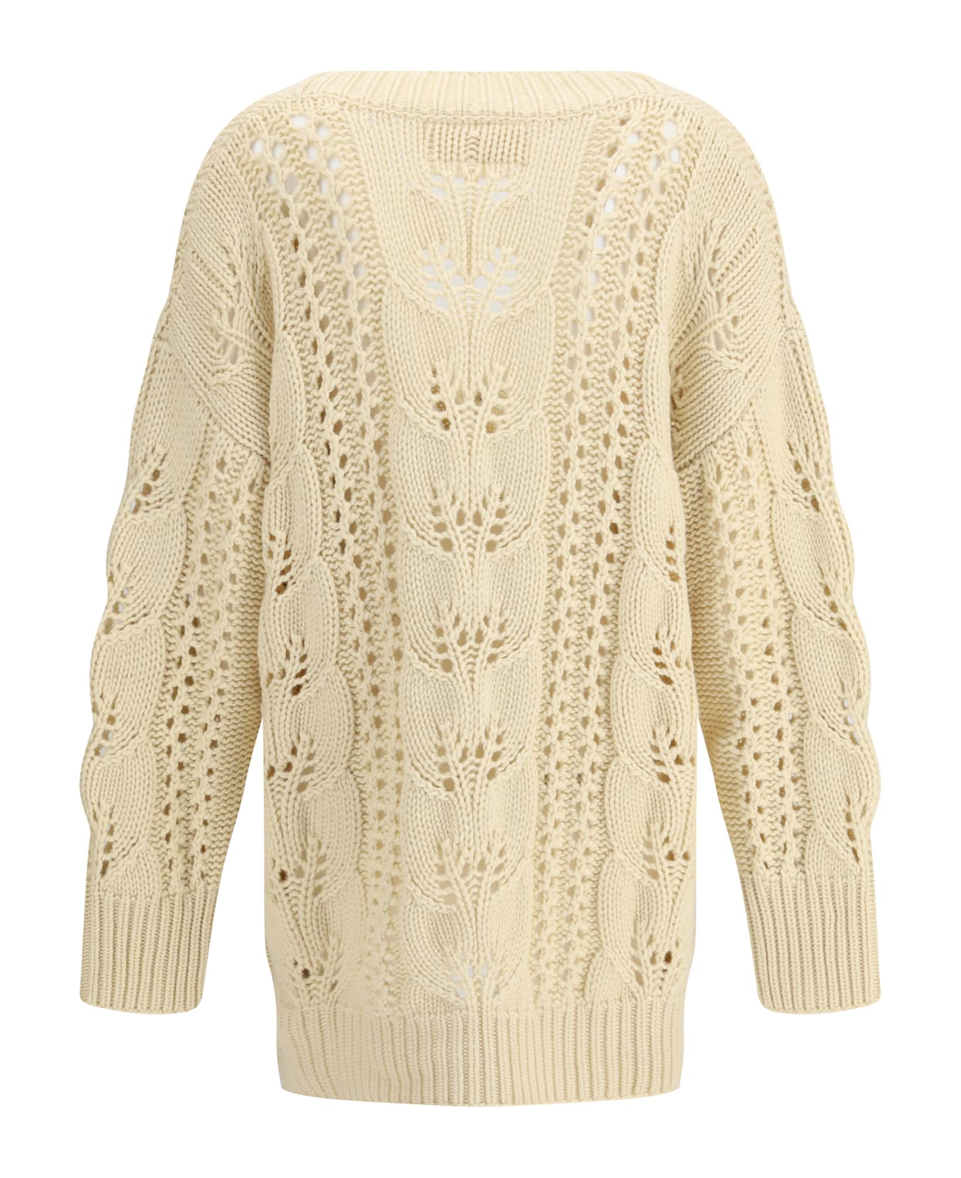 Ermanno Scervino Perforated Cashmere Cardigan