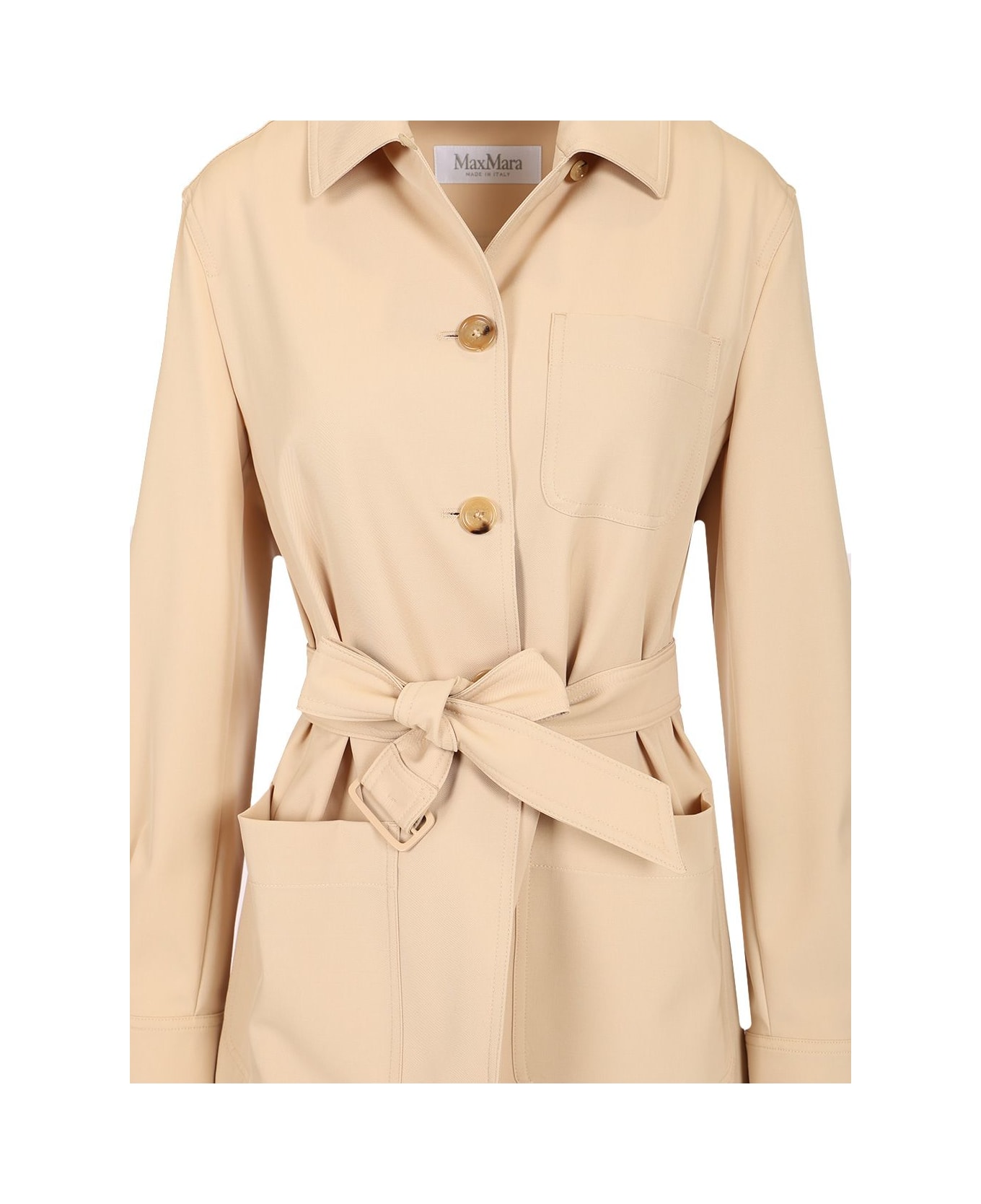 Max Mara Short Safari Jacket - BEIGE