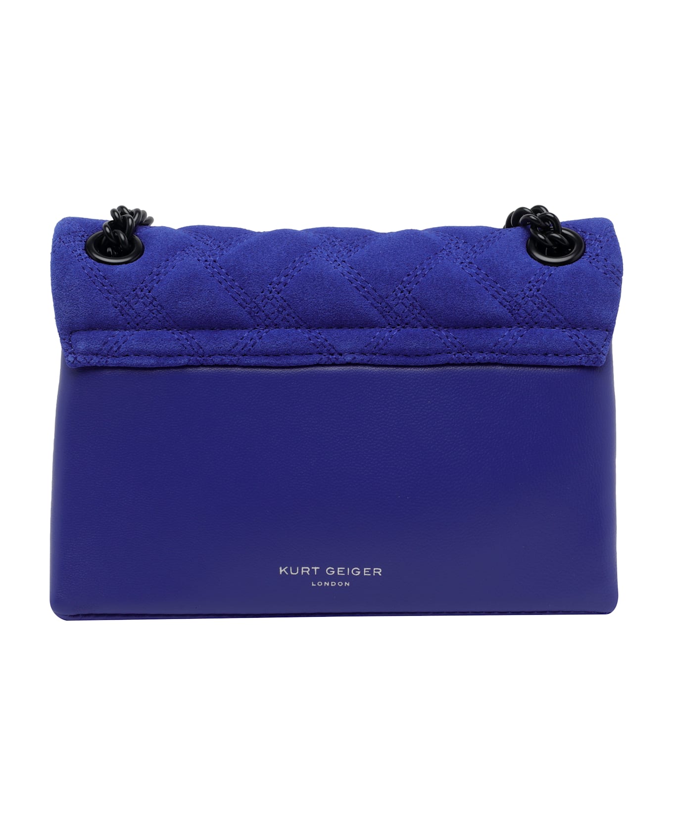 Kurt Geiger Mini Leather Kensington Crossbody Bag - Purple