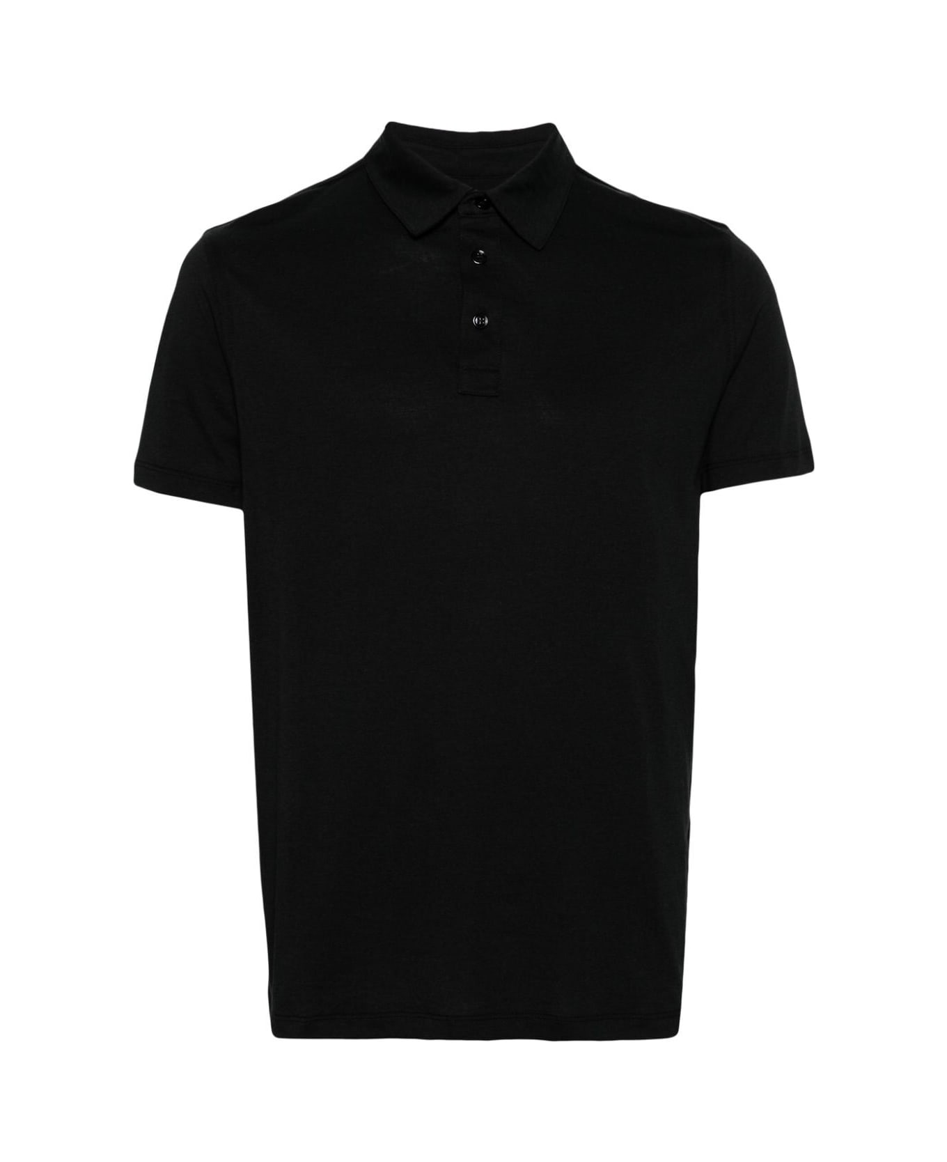 Majestic Filatures Short Sleeve Polo - Black