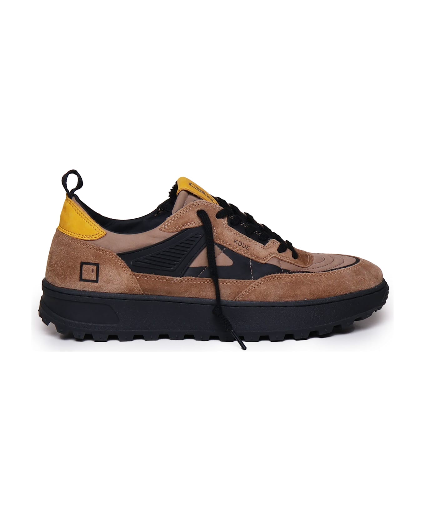 D.A.T.E. Kdue Outdoor Sneakers - BROWN, black