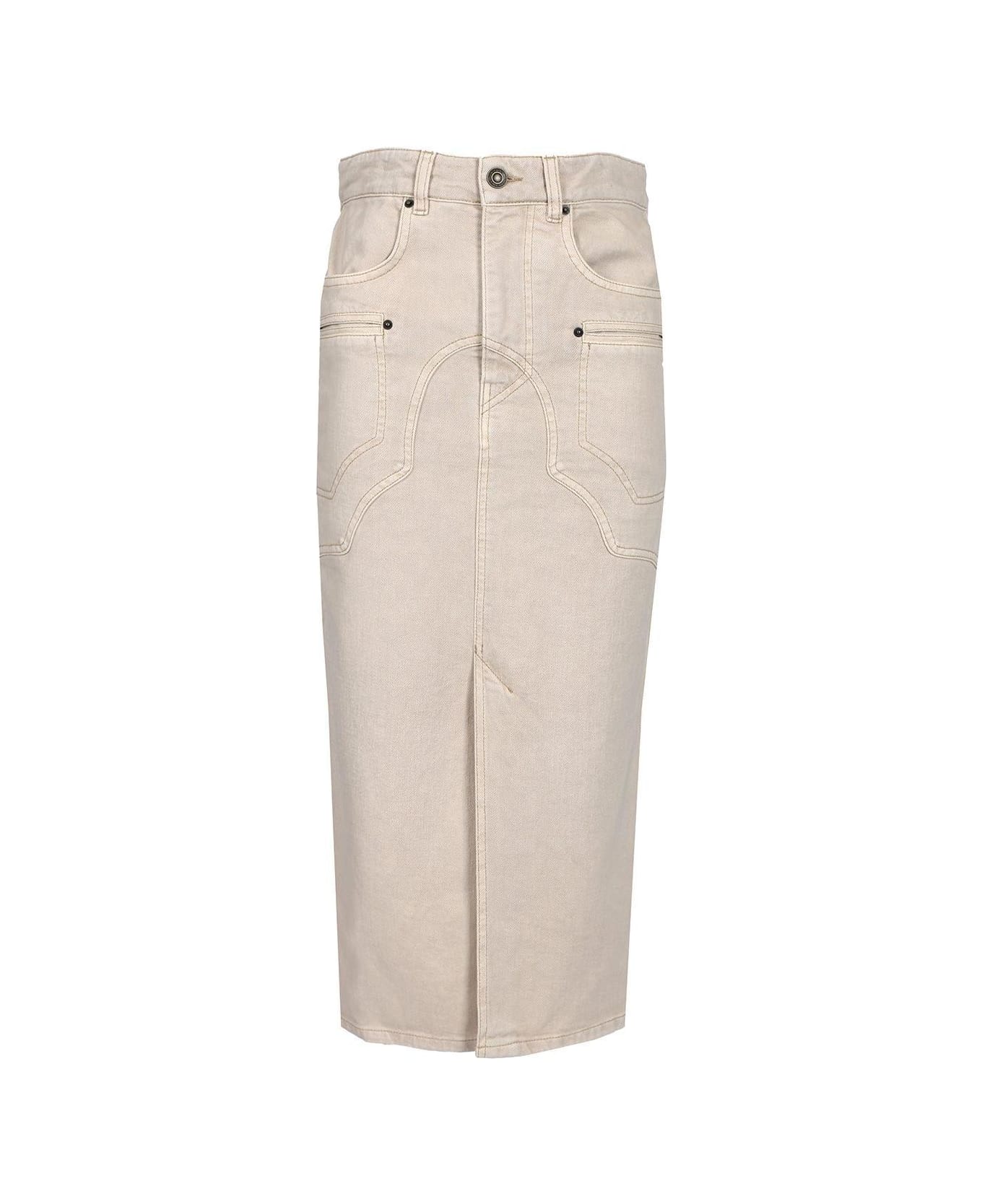 Isabel Marant 
britt
 Midi Skirt - Beige