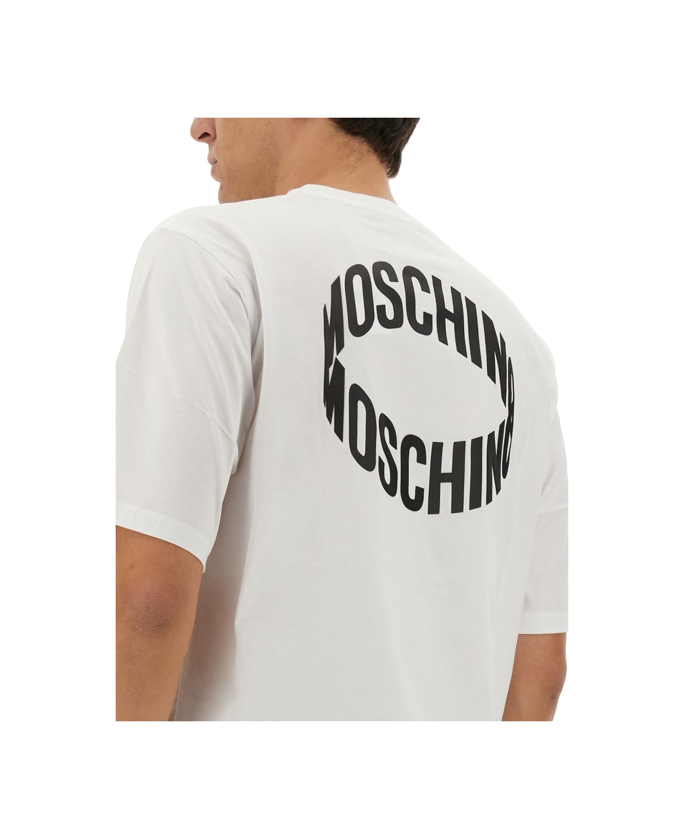 Moschino T-shirt With Logo - WHITE シャツ