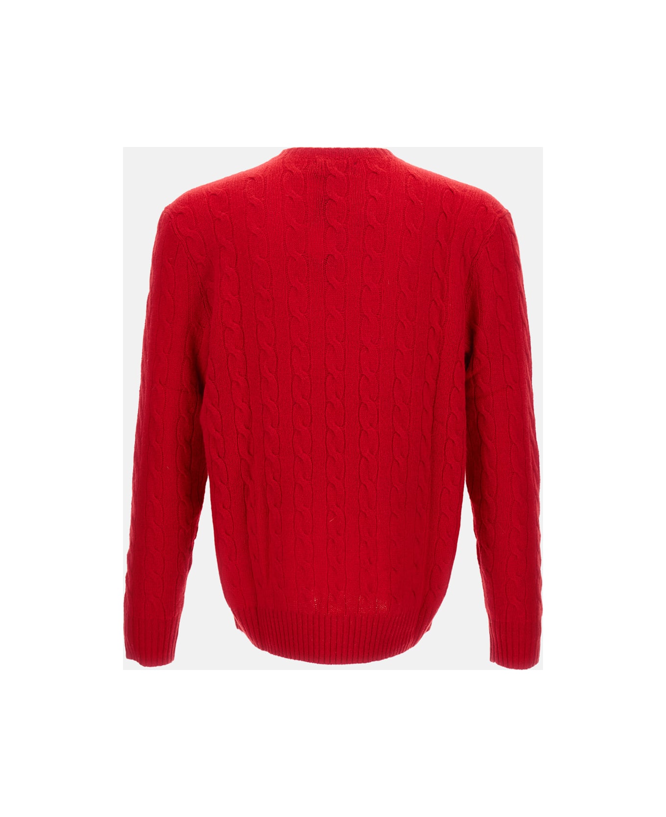 Polo Ralph Lauren Cable-knit Wool-cashmere Jumper - Red