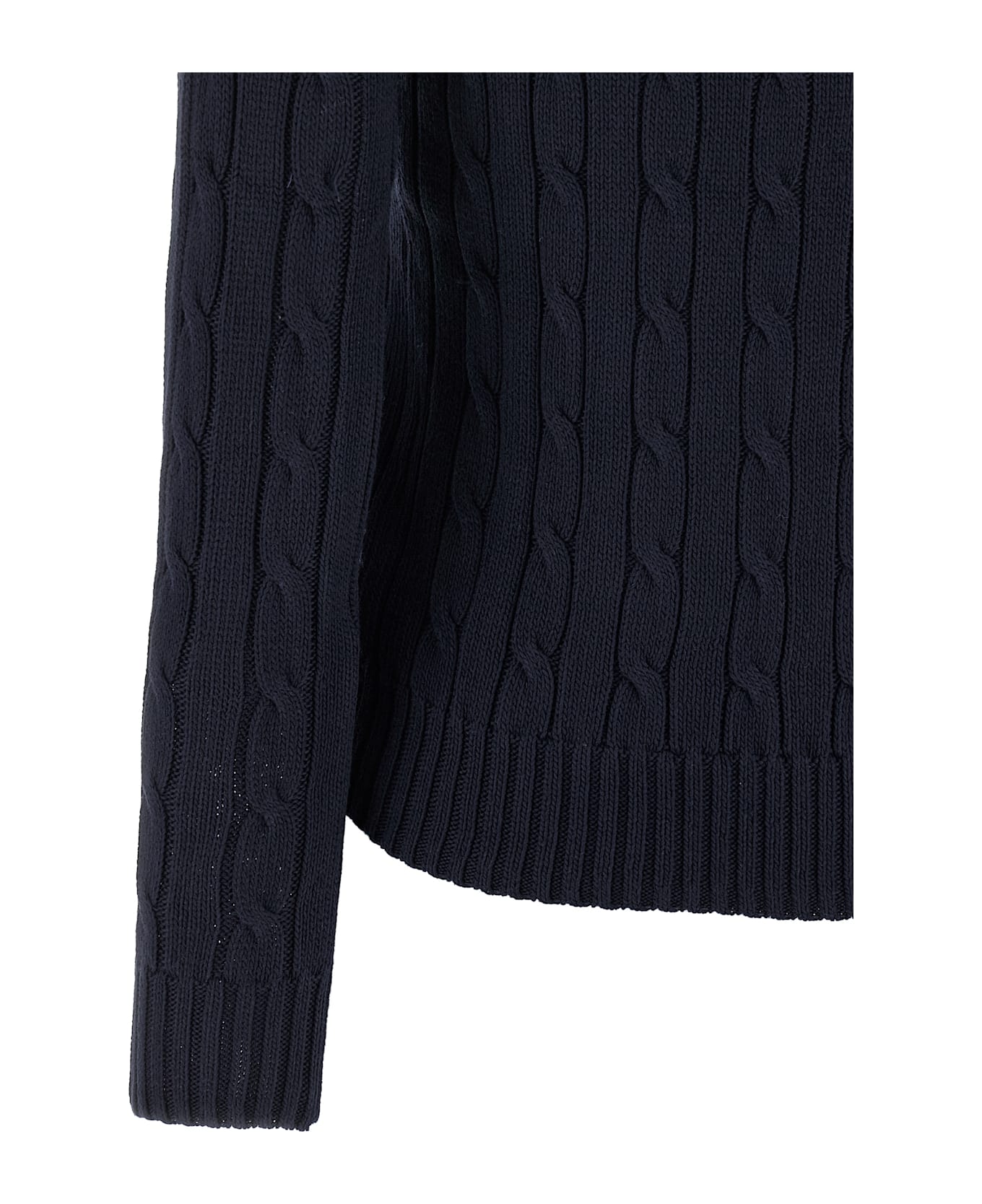 Polo Ralph Lauren Braided Cotton Sweater - Blue