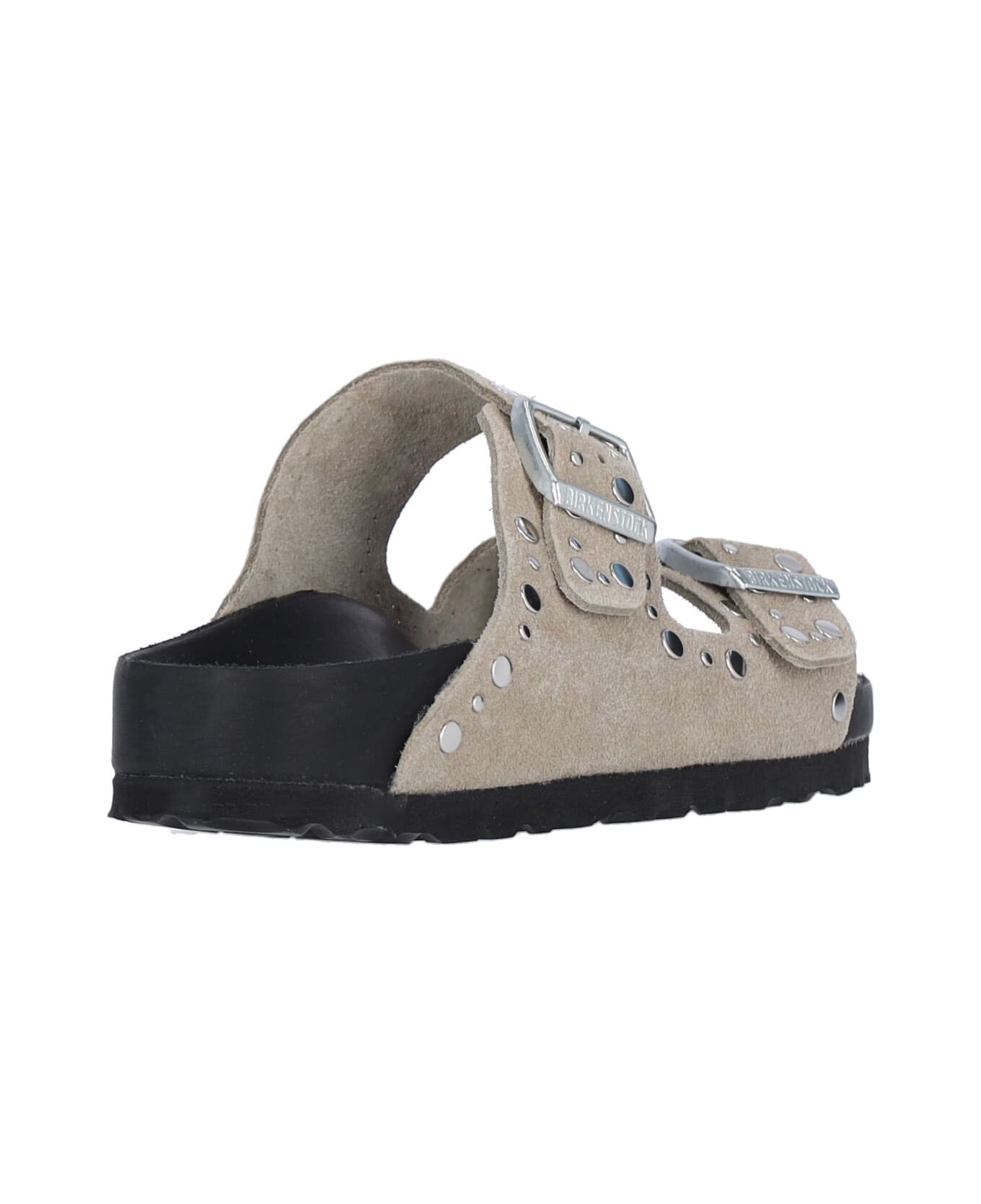Birkenstock "arizona Rivet" Studs Sandals - Taupe