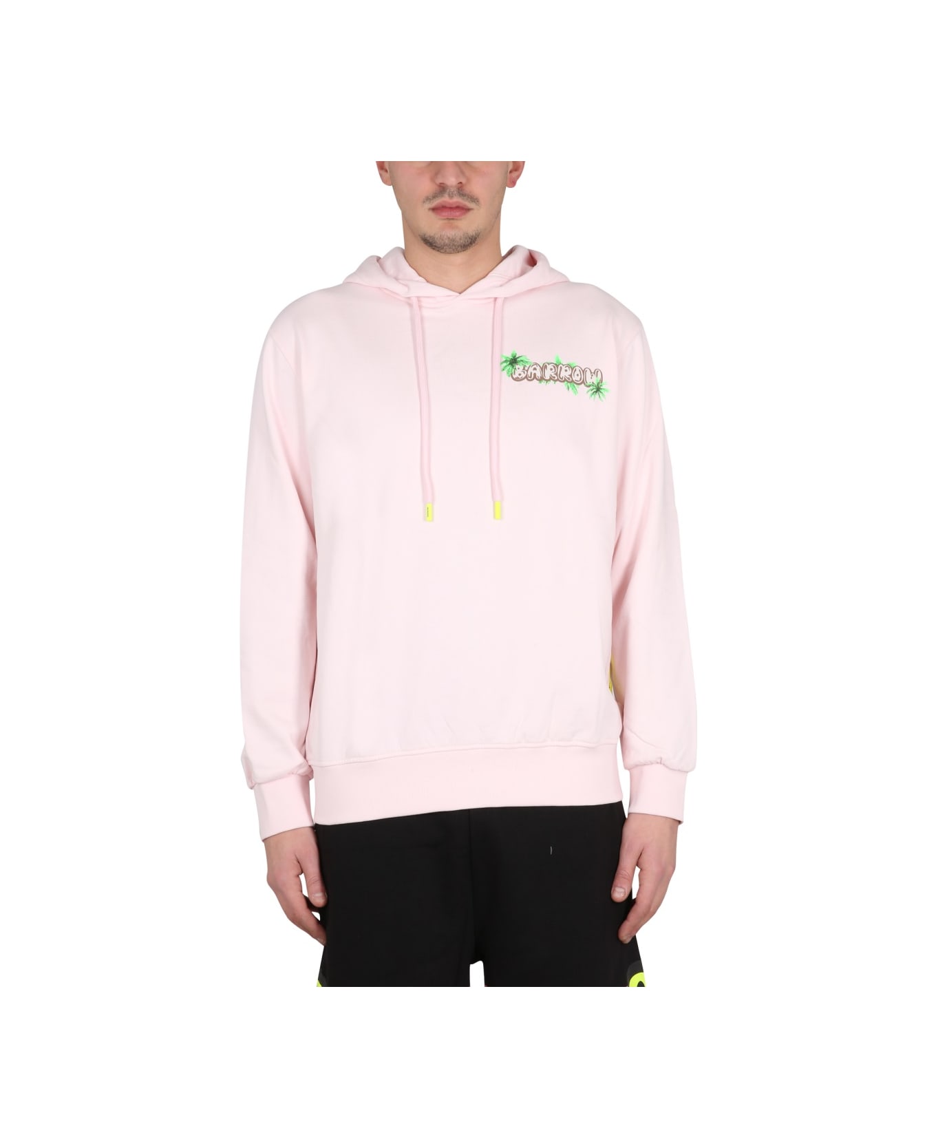 Barrow Sweatshirt With Logo Print - PINK