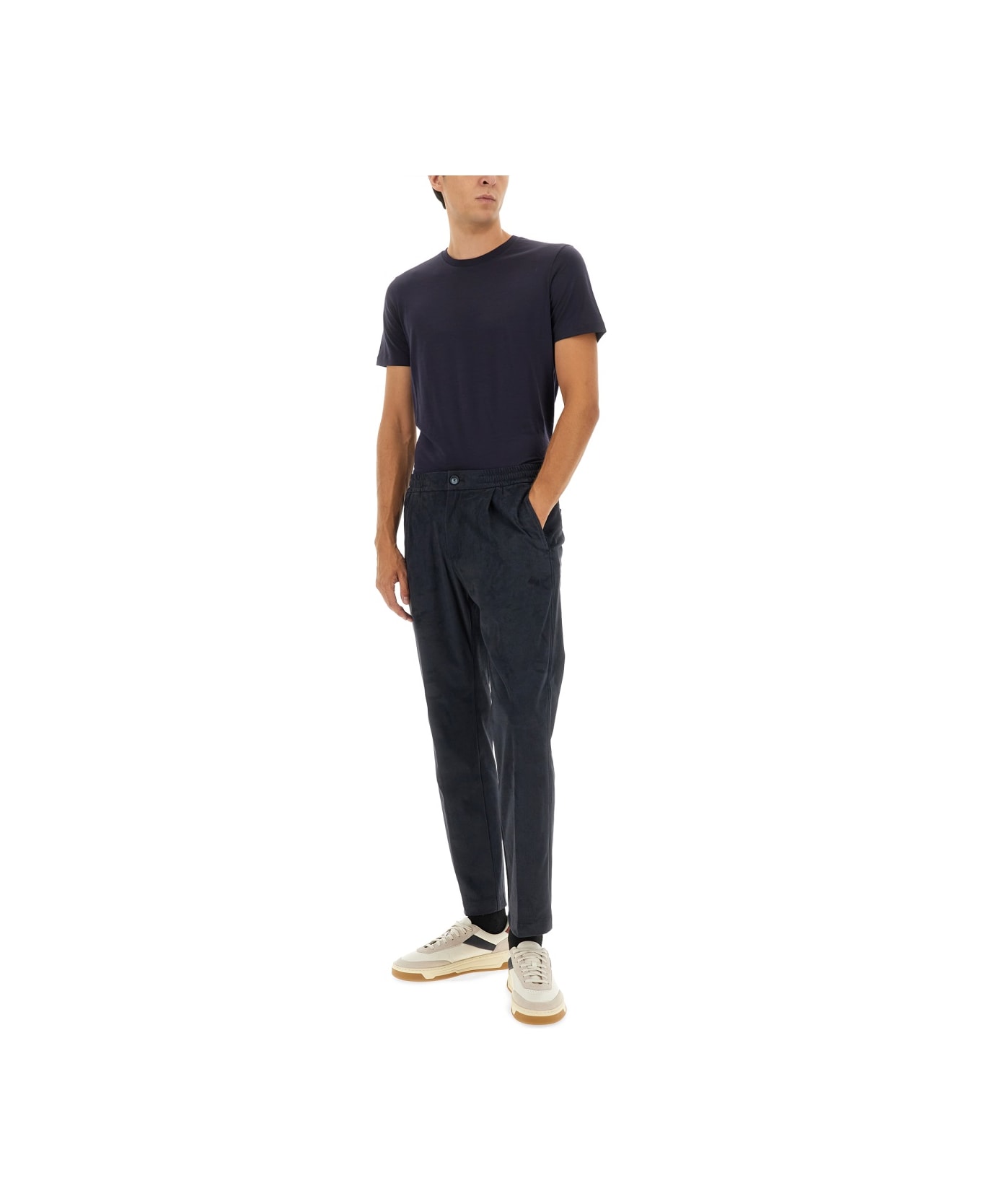 Herno Wool T-shirt - BLUE